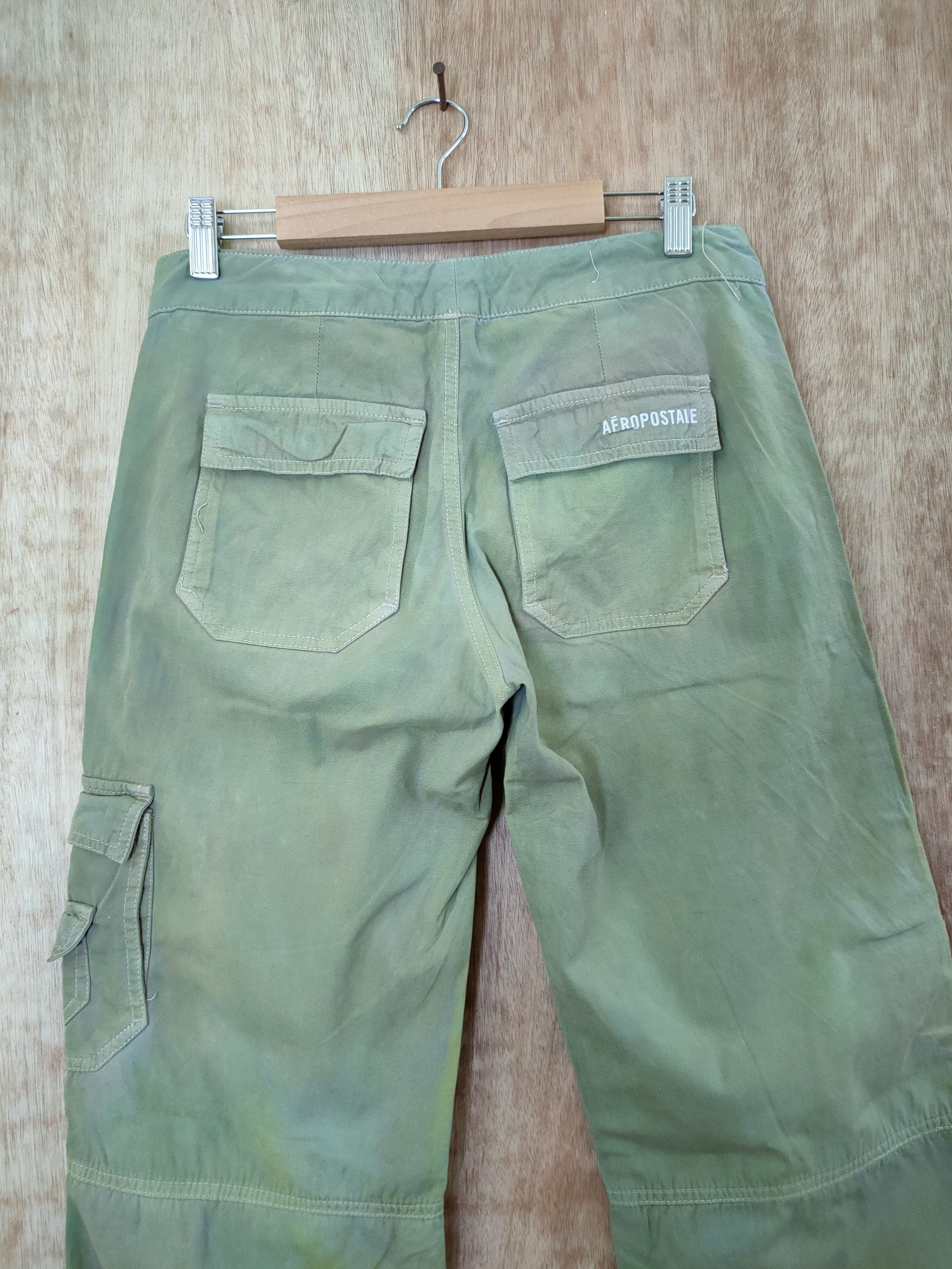 Aeropostale DL Aeropostate faded green multipocket cargo pants #46-359 Size US 28 / EU 44 - 8 Thumbnail