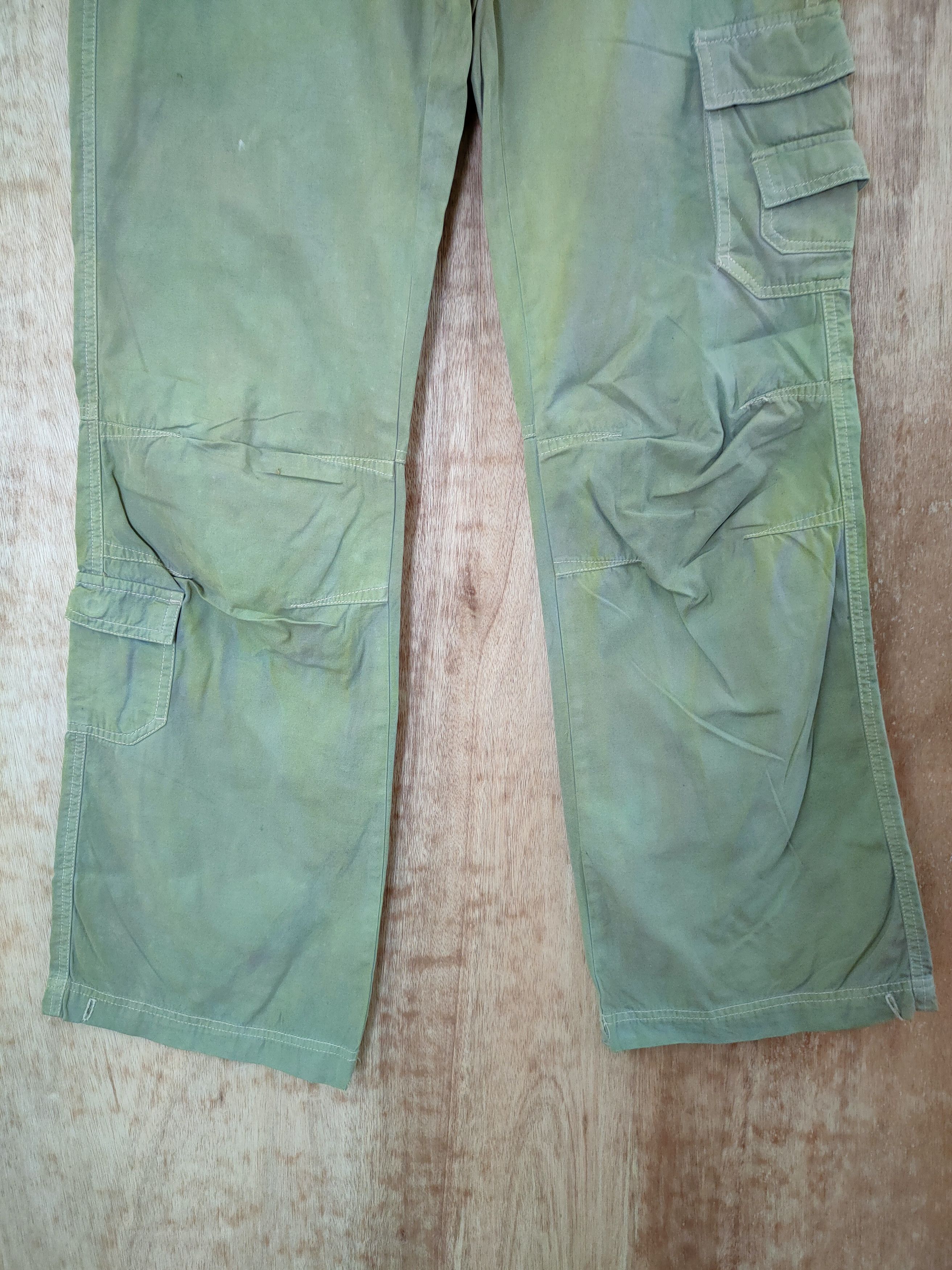 Aeropostale DL Aeropostate faded green multipocket cargo pants #46-359 Size US 28 / EU 44 - 2 Thumbnail