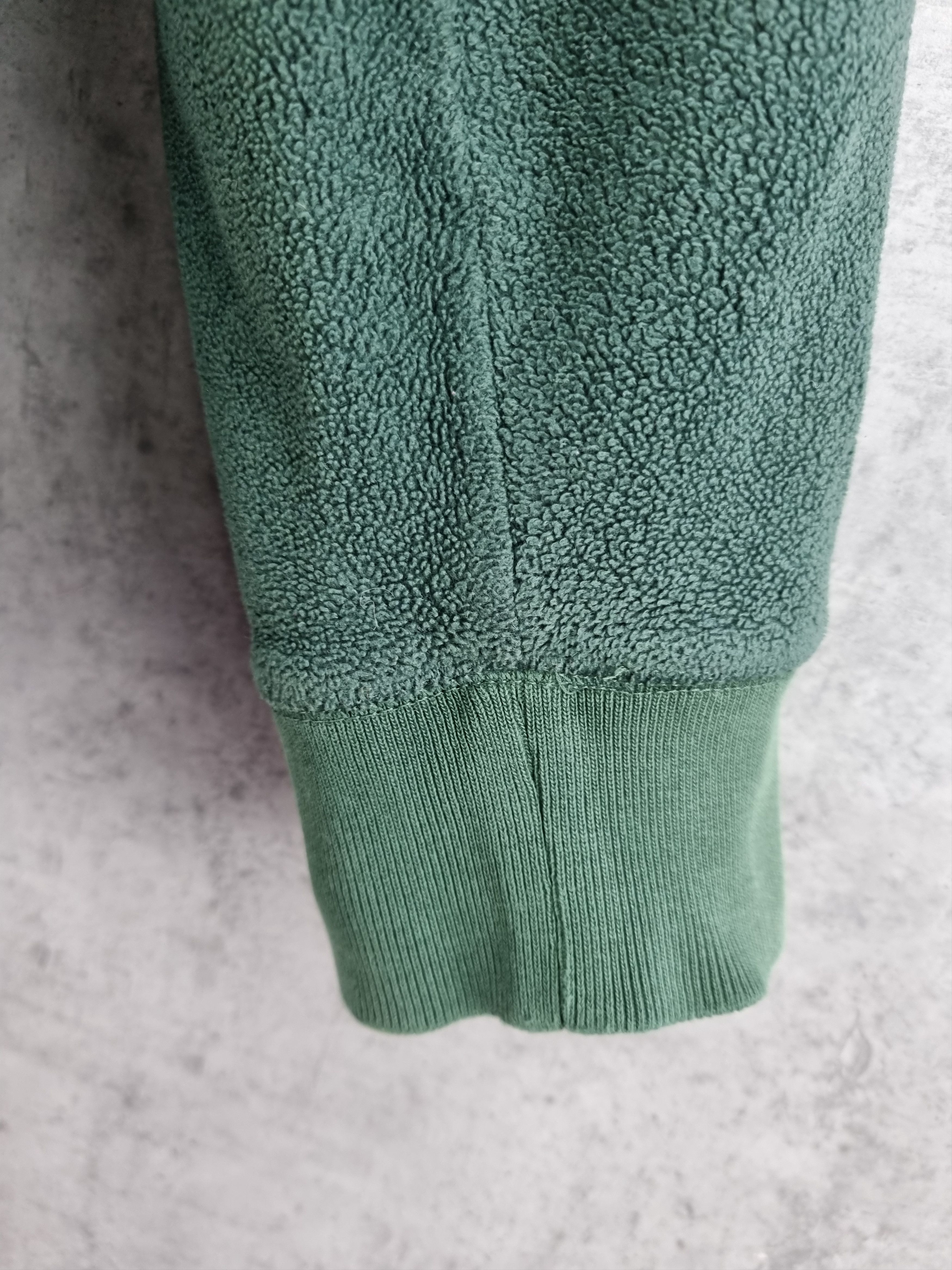 Gap × Vintage Vintage Gap Spellout Fleece Pine Green Hoodie Size US L / EU 52-54 / 3 - 13 Thumbnail