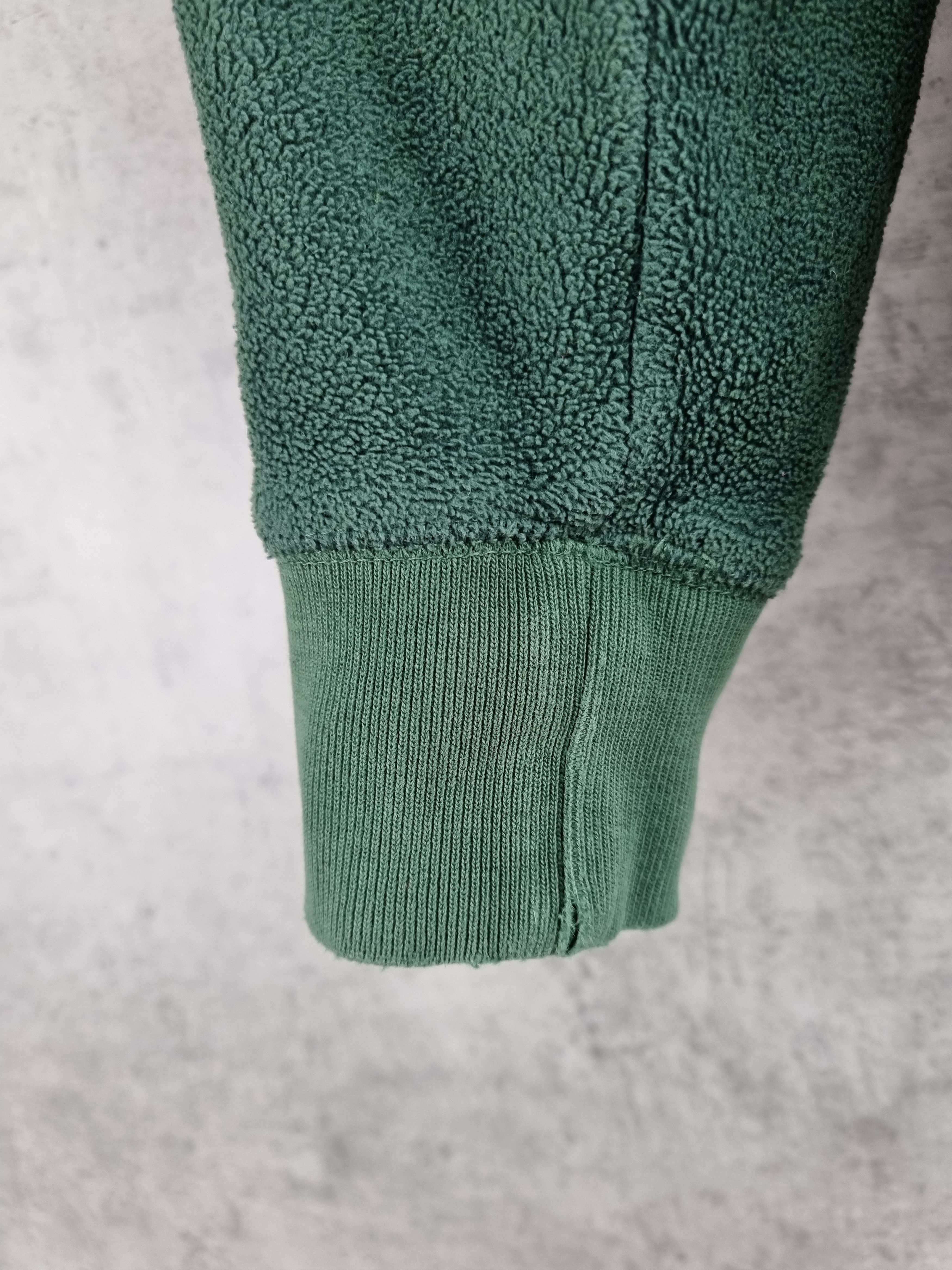 Gap × Vintage Vintage Gap Spellout Fleece Pine Green Hoodie Size US L / EU 52-54 / 3 - 14 Thumbnail