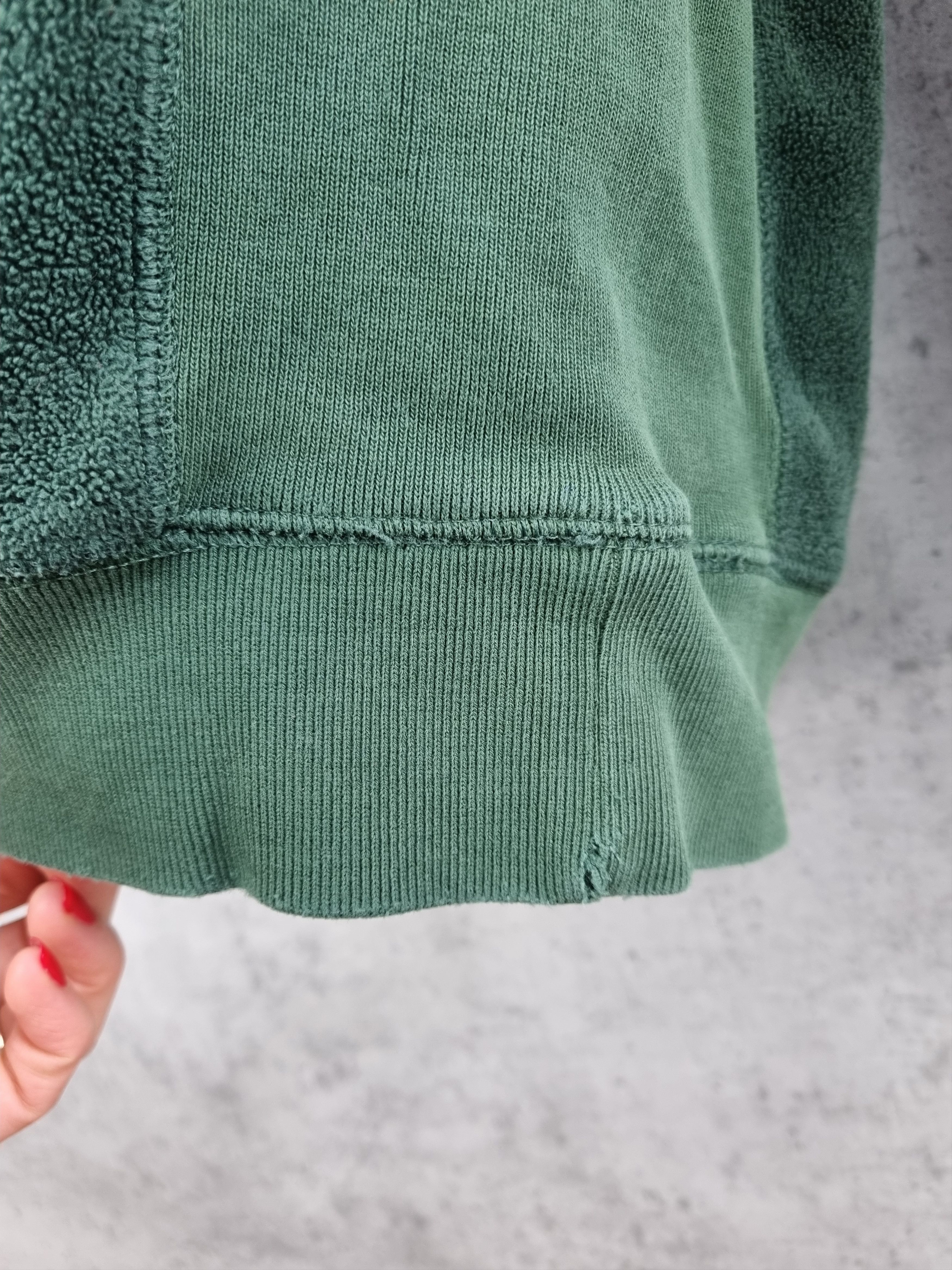 Gap × Vintage Vintage Gap Spellout Fleece Pine Green Hoodie Size US L / EU 52-54 / 3 - 12 Thumbnail