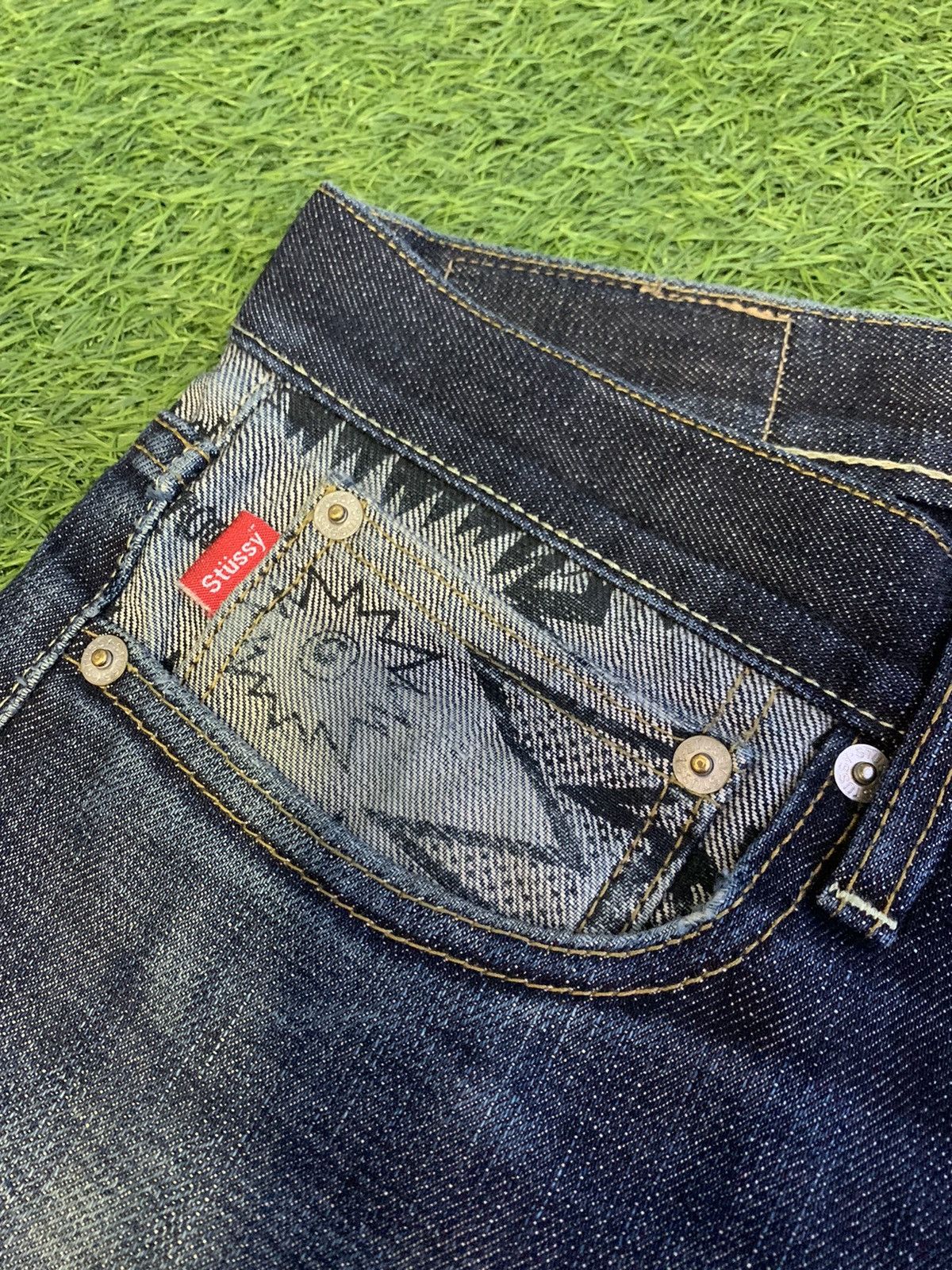 Stussy Vintage Stussy Rough Rugged Workgear over print interior Size US 34 / EU 50 - 13 Thumbnail