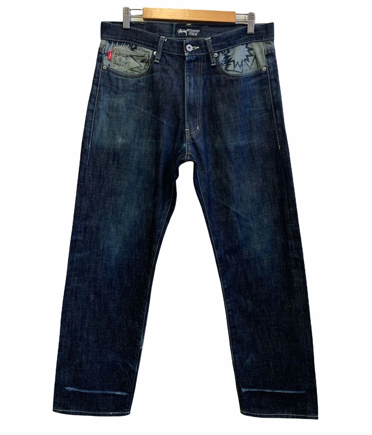Stussy Vintage Stussy Rough Rugged Workgear over print interior Size US 34 / EU 50 - 3 Thumbnail