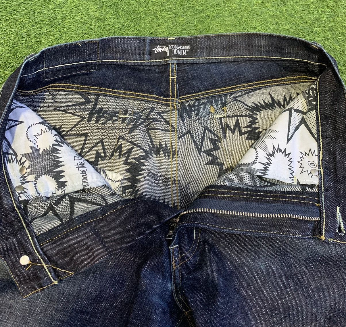 Stussy Vintage Stussy Rough Rugged Workgear over print interior Size US 34 / EU 50 - 7 Thumbnail