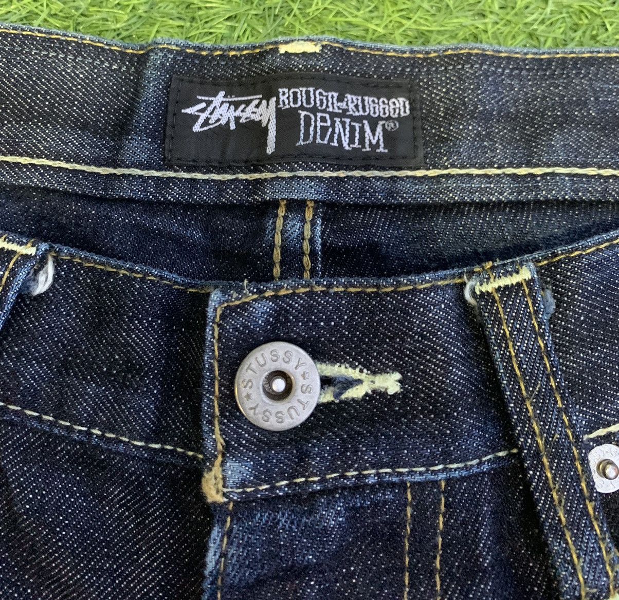 Stussy Vintage Stussy Rough Rugged Workgear over print interior Size US 34 / EU 50 - 11 Thumbnail