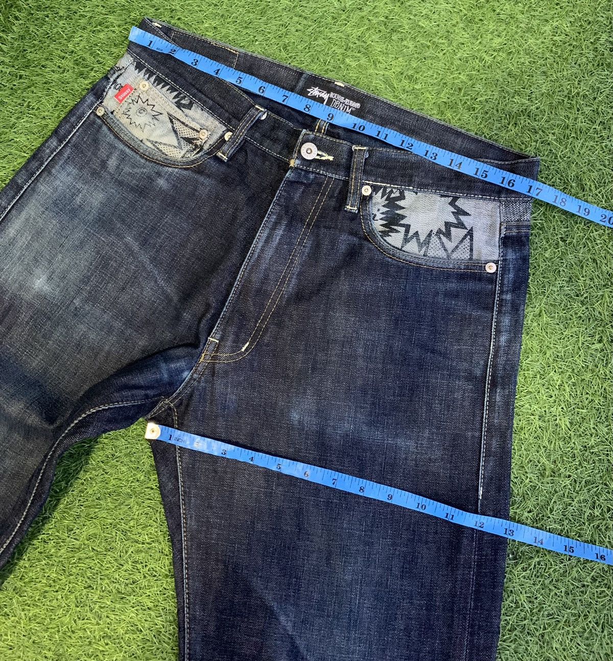 Stussy Vintage Stussy Rough Rugged Workgear over print interior Size US 34 / EU 50 - 17 Thumbnail