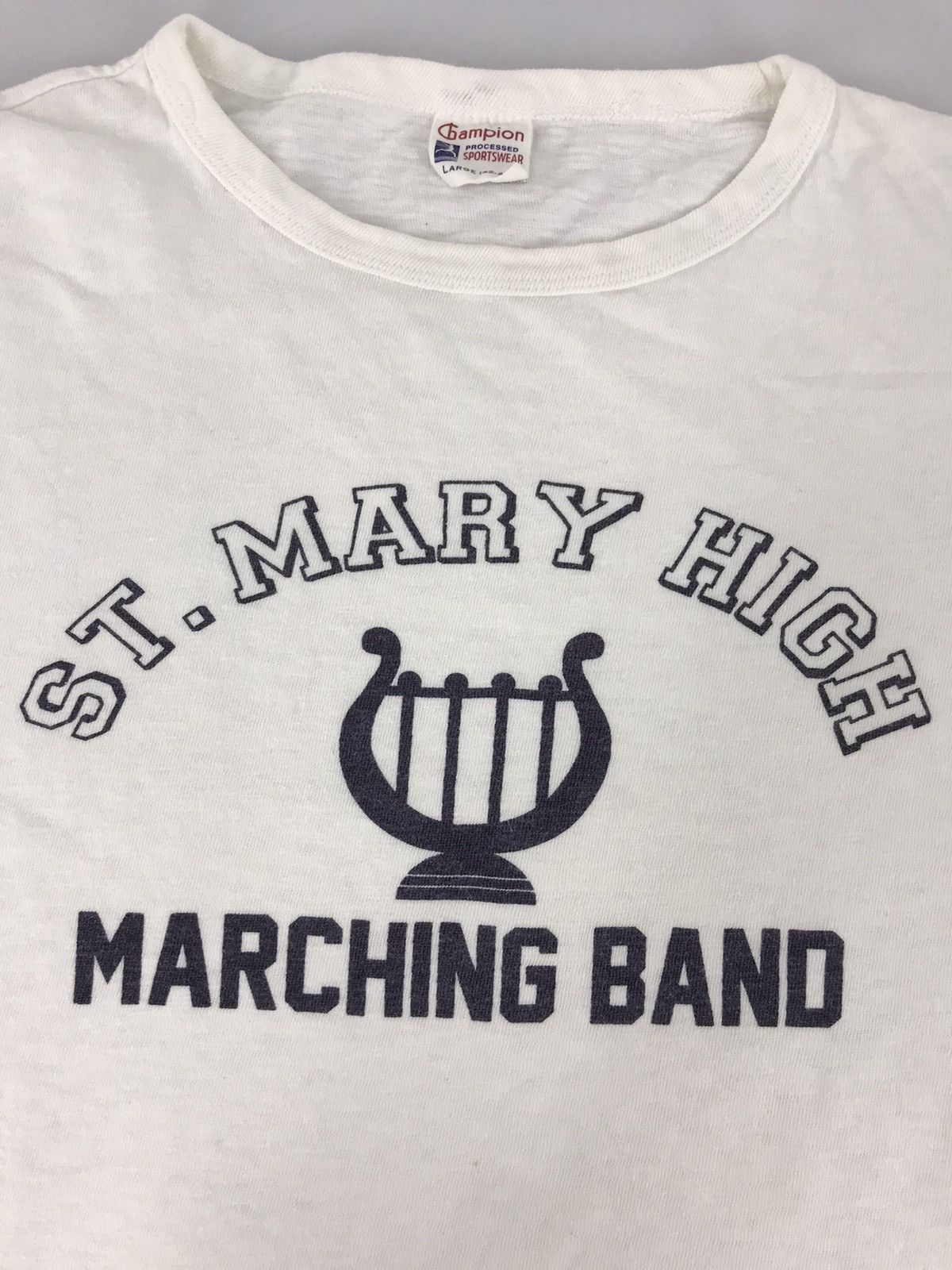 Champion × Vintage Vintage 90s Champion St Mary High Marching Band Tee T shirt Size US M / EU 48-50 / 2 - 3 Thumbnail