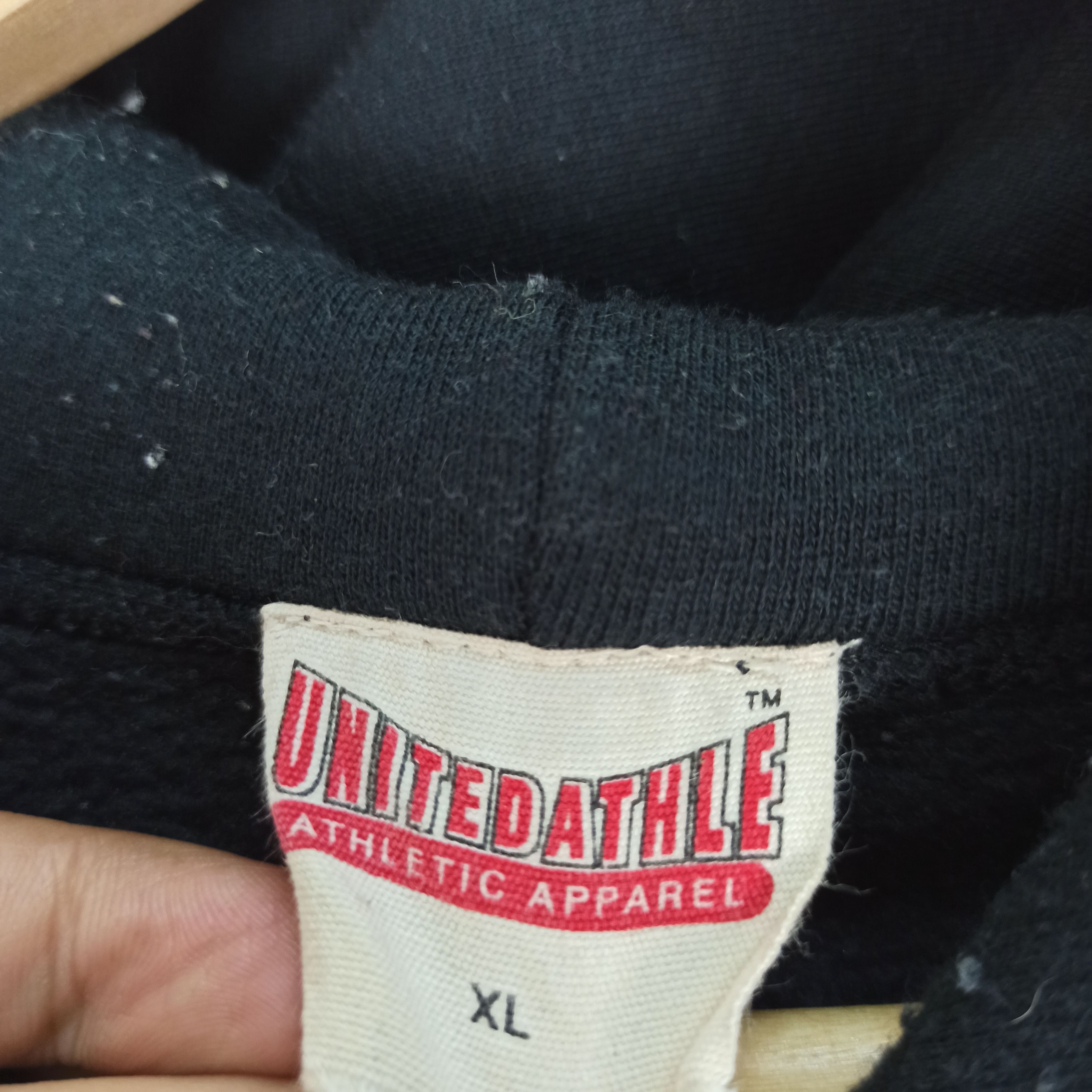 Japanese Brand Vintage United Athle Japanese Brand Hoodie Streetwear Size US XL / EU 56 / 4 - 10 Thumbnail