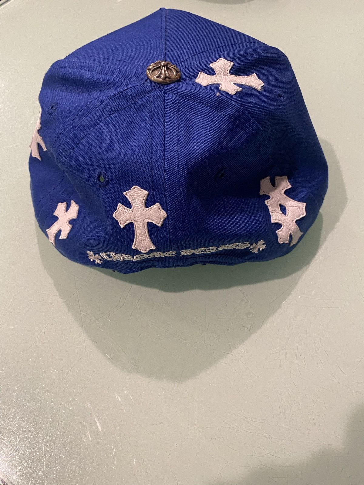 Chrome Hearts Chrome Hearts Blue Cross Hat Size ONE SIZE - 2 Thumbnail