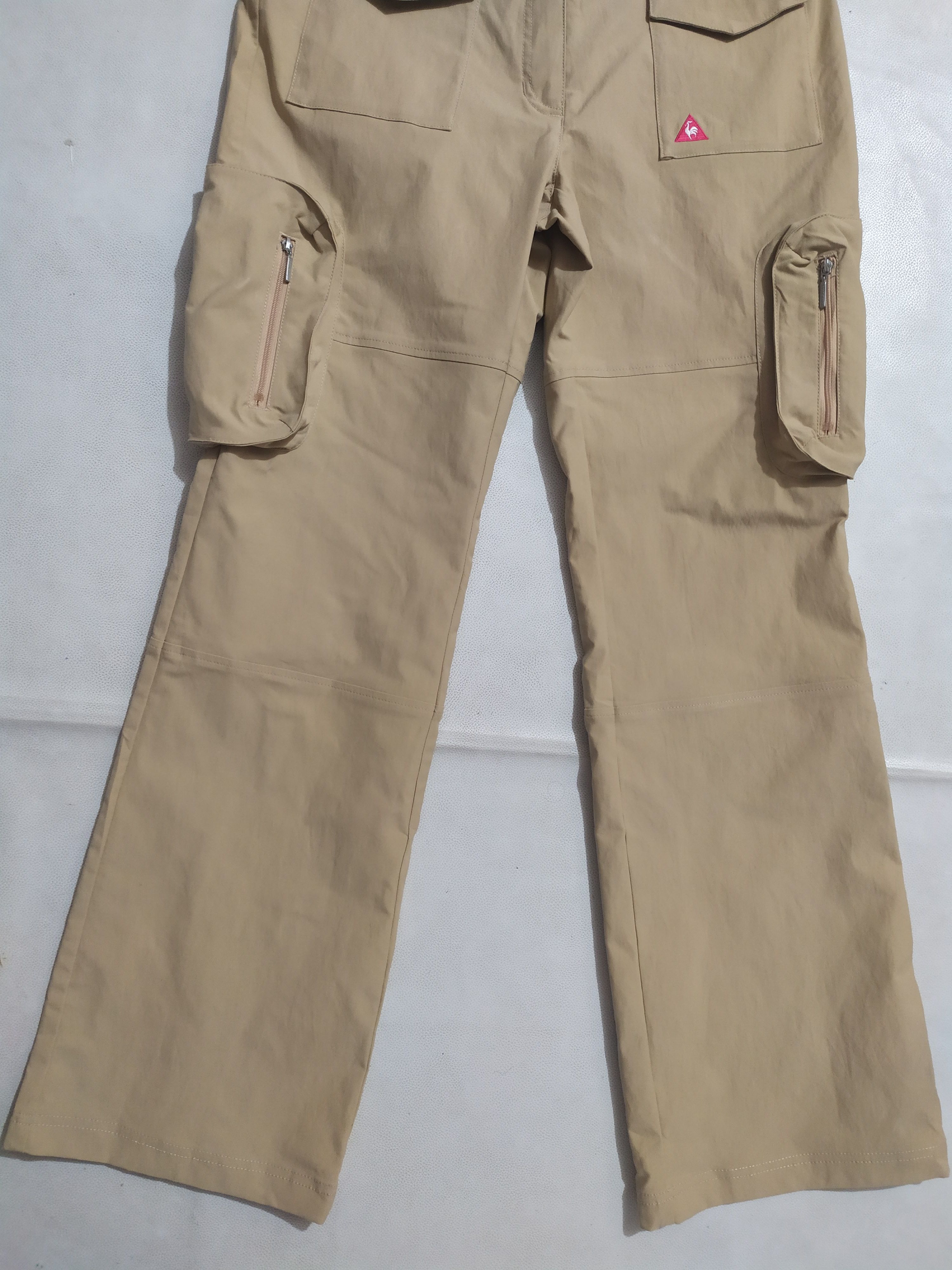 Le Coq Sportif 🔥Le Coq Sportif 3D Cargo flared Pants Tactical Parachute Size US 29 - 8 Thumbnail