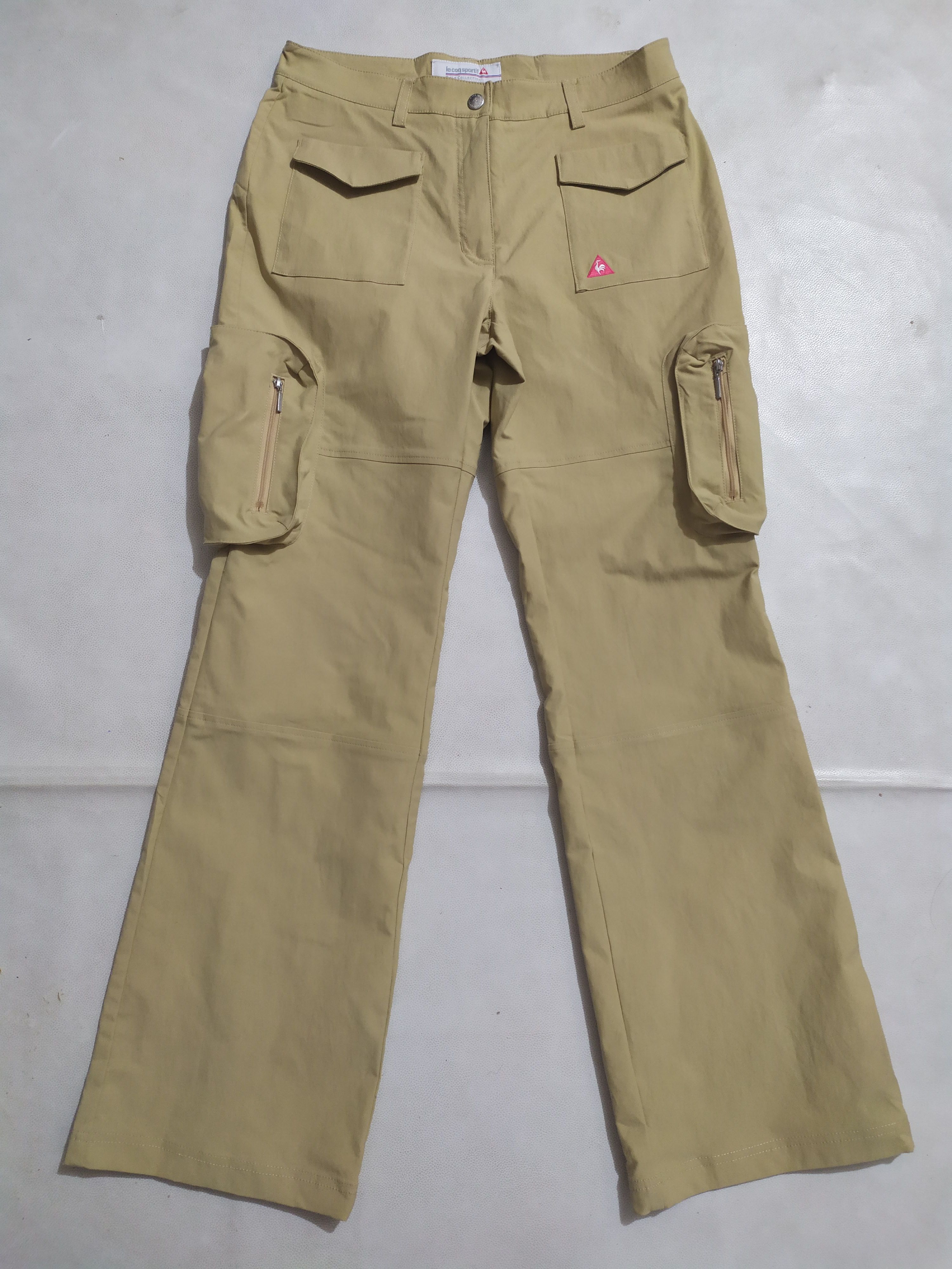 Le Coq Sportif 🔥Le Coq Sportif 3D Cargo flared Pants Tactical Parachute Size US 29 - 6 Thumbnail