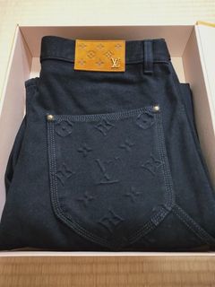 Louis Vuitton Tie Dye Monogram Denim Jeans mens