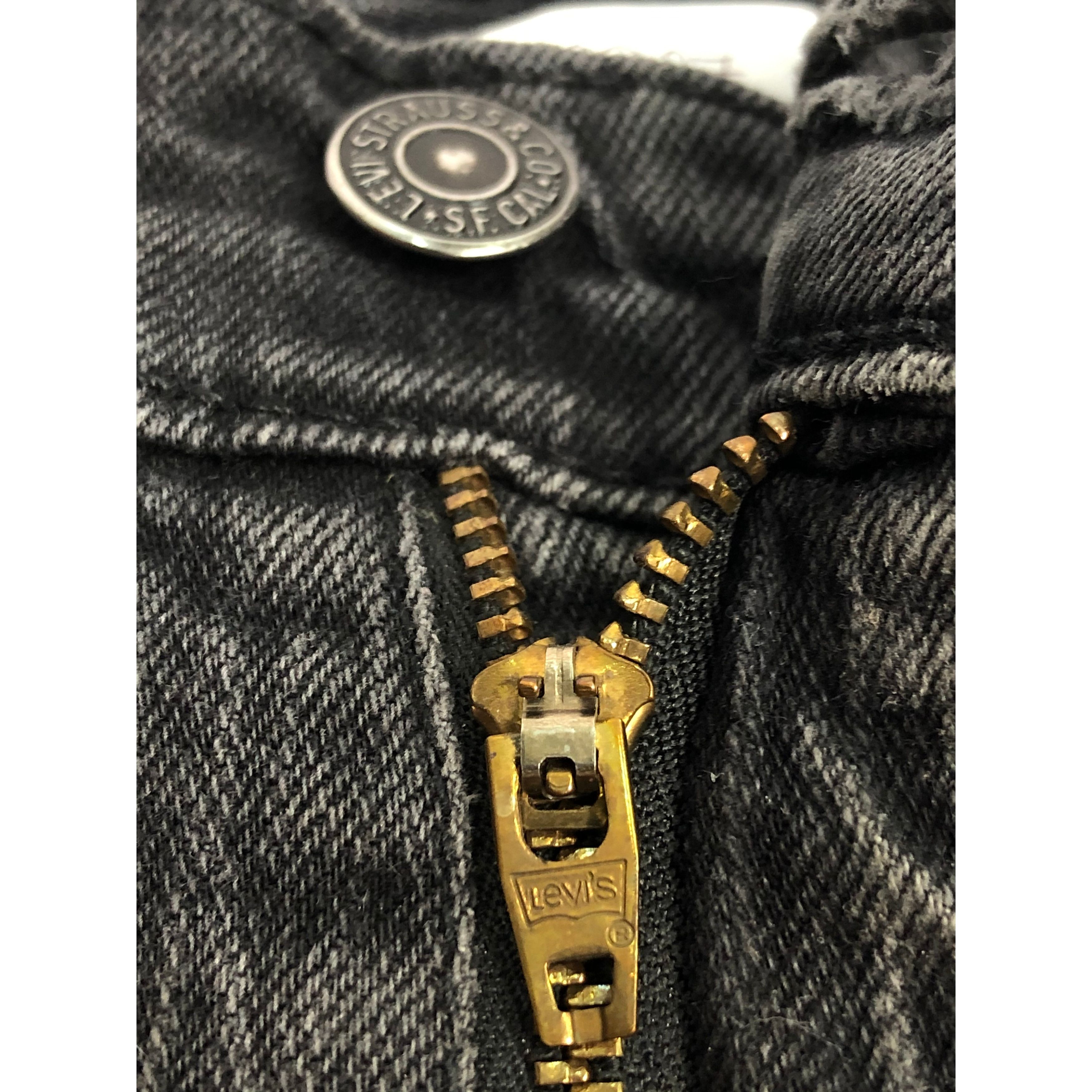 Levi's × Vintage Vintage Levis 514 Denim Black DP0037 Size US 34 / EU 50 - 6 Thumbnail