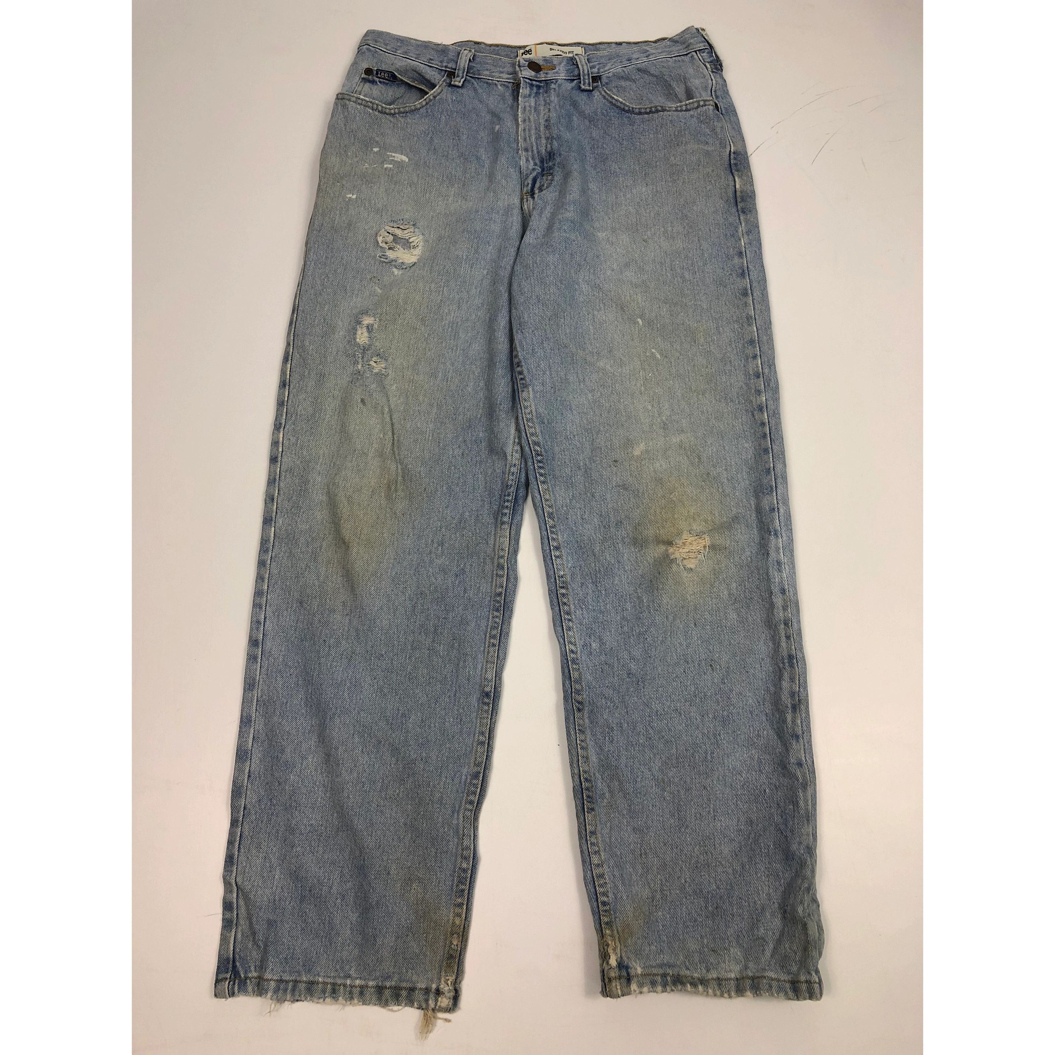 Lee × Vintage Vintage 90s Lee Jeans DP0015 Size US 34 / EU 50 - 1 Thumbnail