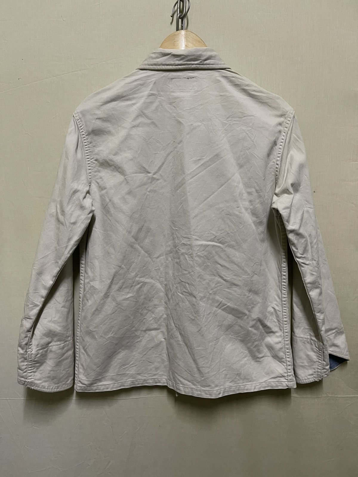 Blue Blue Japan × Japanese Brand Vintage Blue Blue Japan Distressed Jacket Size US S / EU 44-46 / 1 - 11 Thumbnail