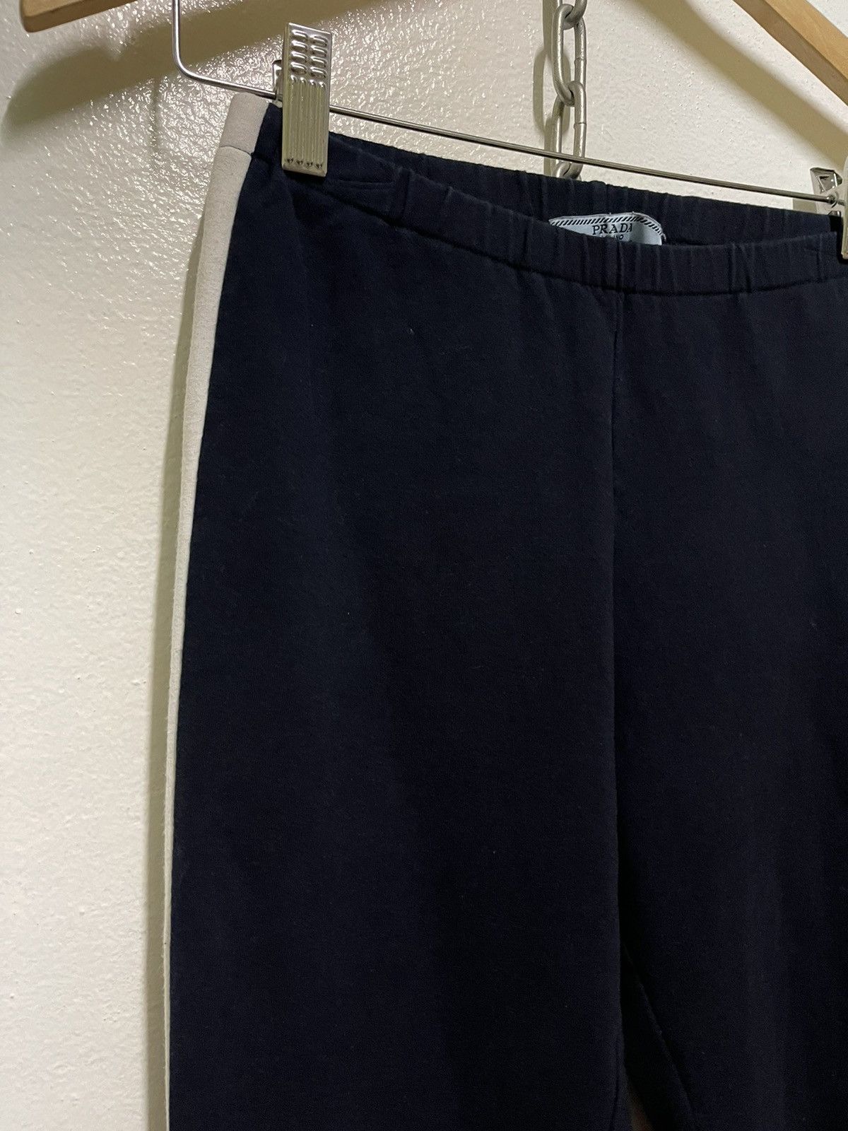 Prada Prada Side Tape Skinny Elastic Leggings Pants Size 26" / US 2 / IT 38 - 2 Thumbnail
