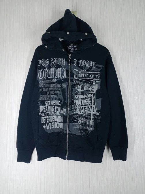 Vision Streetwear RARE VINTAGE VISION STREETWEAR HOODIE SWEATSHIRT Size US L / EU 52-54 / 3 - 1 Thumbnail