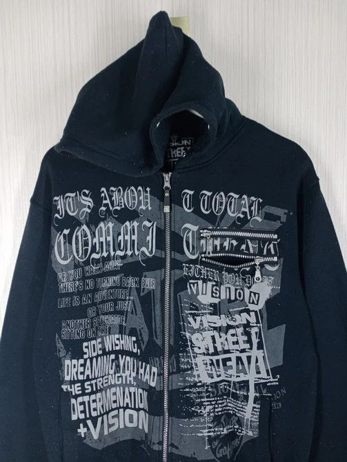 Vision Streetwear RARE VINTAGE VISION STREETWEAR HOODIE SWEATSHIRT Size US L / EU 52-54 / 3 - 7 Thumbnail