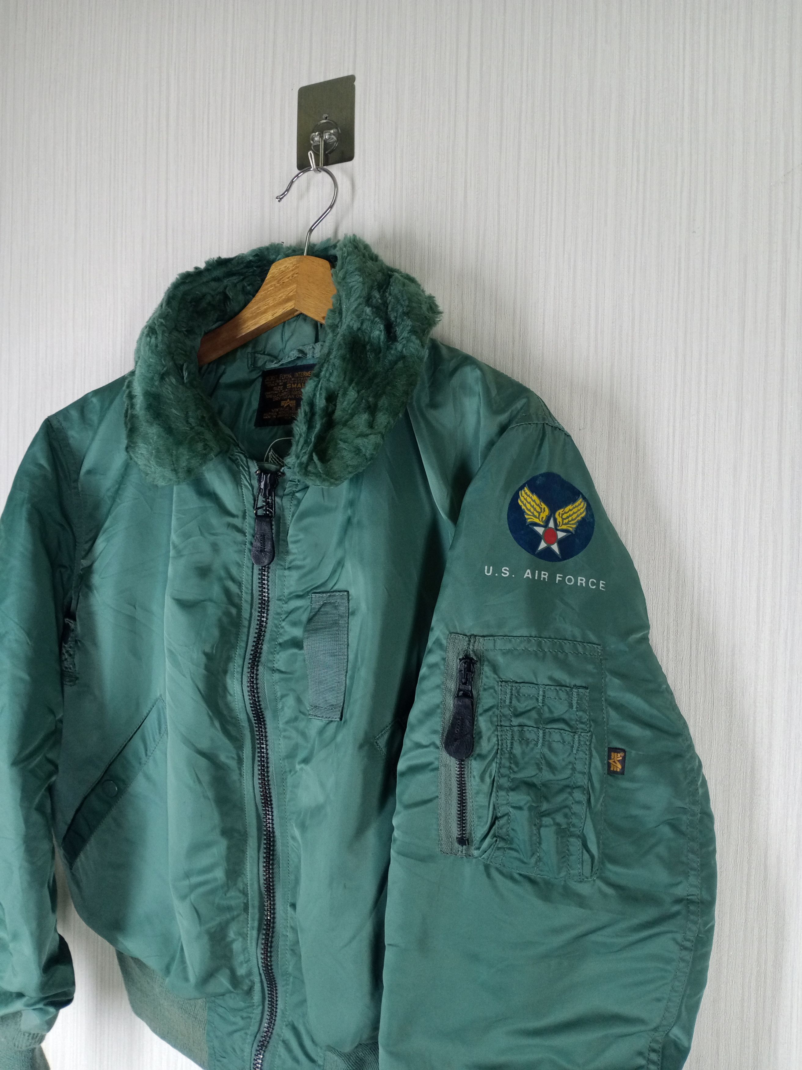 Alpha Industries Rare Vintage Alpha Industries USAF B15D Bomber Jacket Size US S / EU 44-46 / 1 - 2 Thumbnail