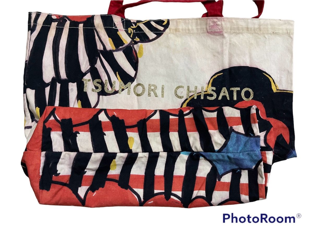 Issey Miyake Tsumori Chisato Large Tote Bag Full Print Japan Size ONE SIZE - 4 Thumbnail