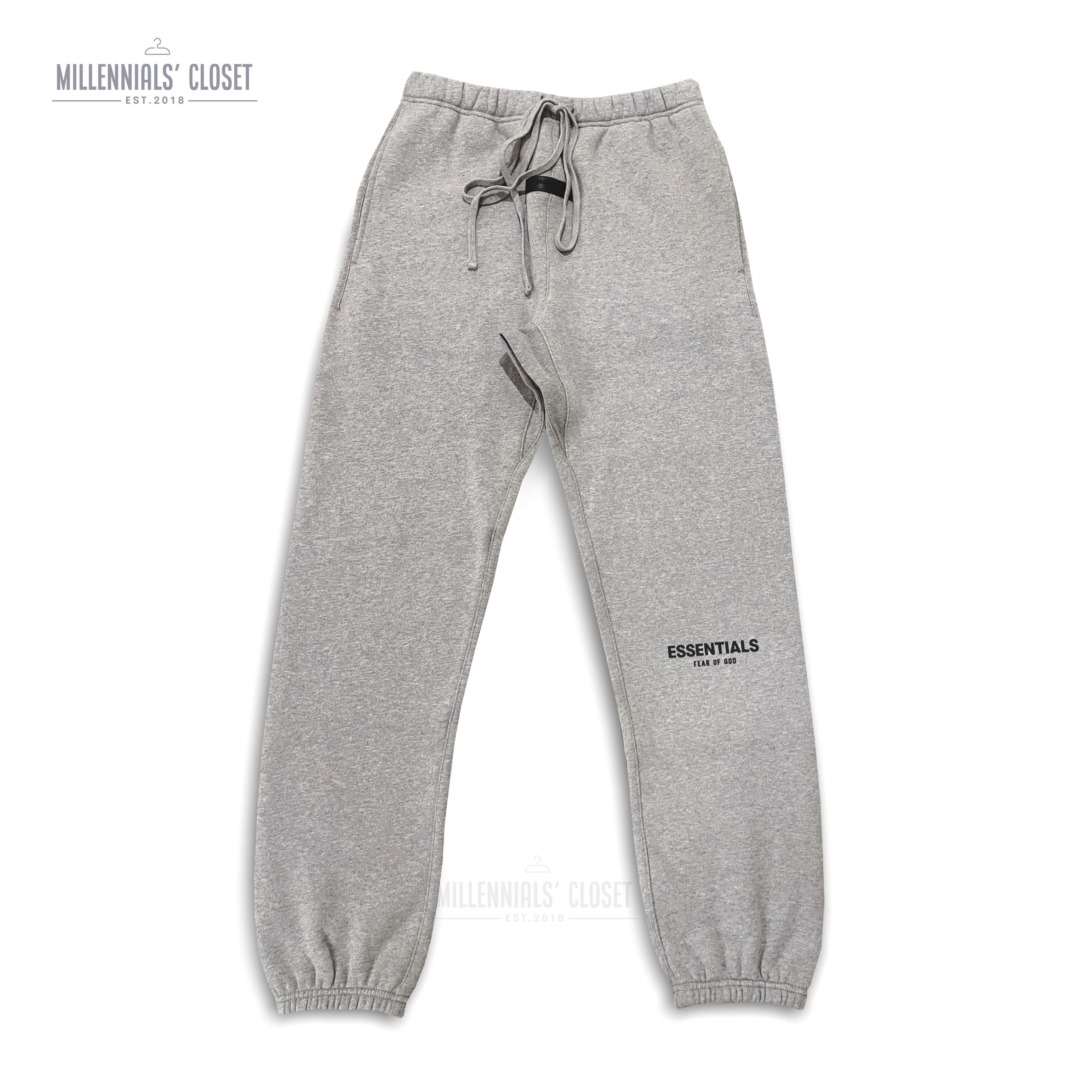 Fear of God Essentials Sweatpants Dark Oatmeal 2022 XS - Bottoms