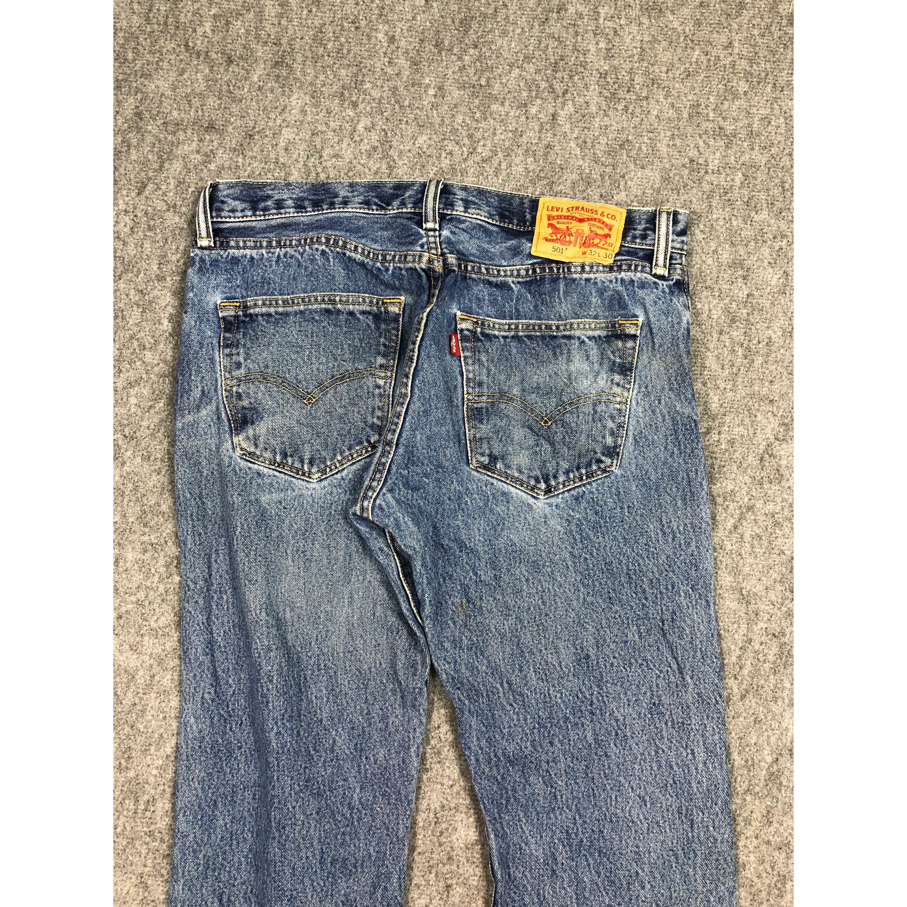 Levi's Vintage Levis 501 Stonewash Denim Pant DP0130 Size US 34 / EU 50 - 4 Thumbnail