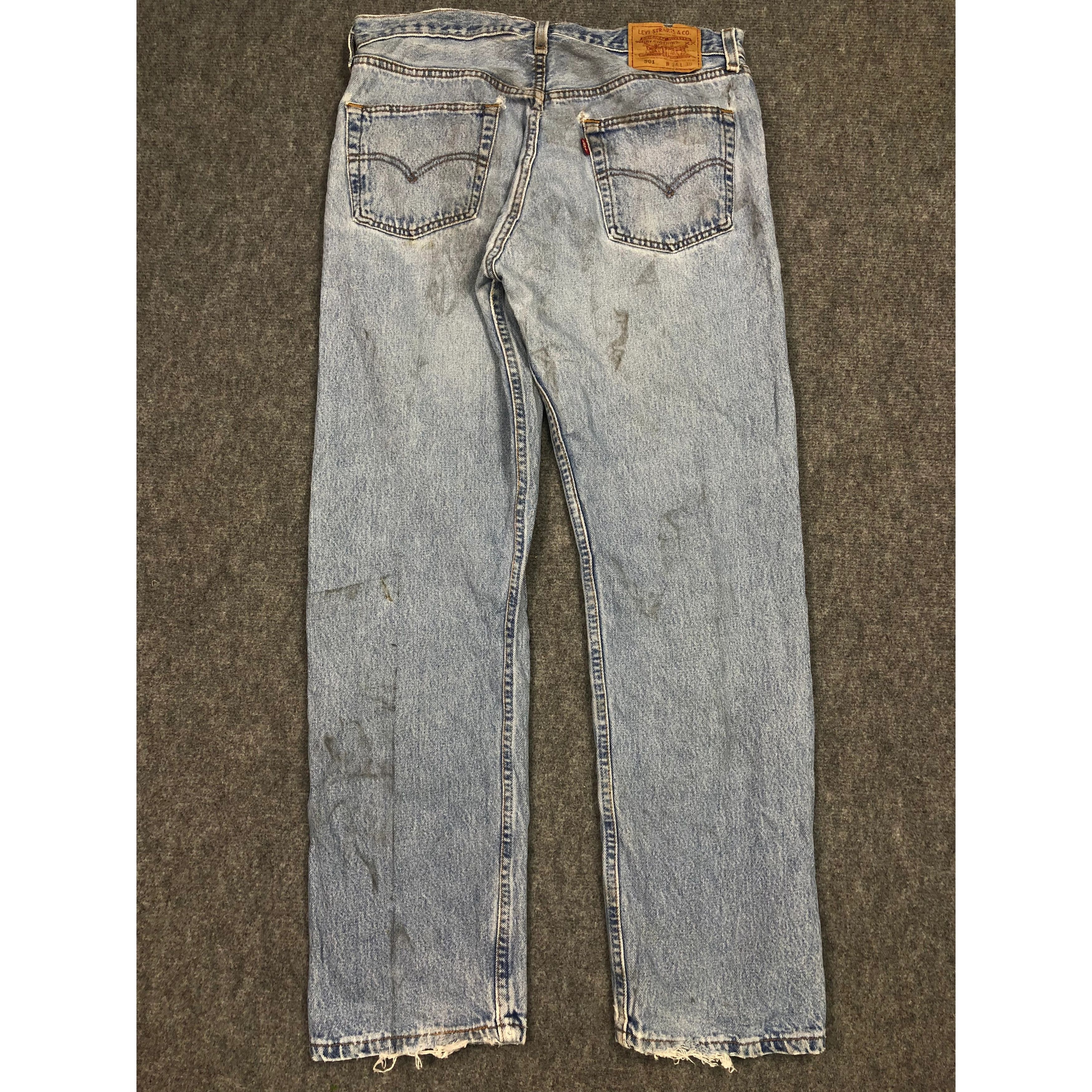 Levi's Vintage Levis 501 Faded Lightwash Jeans Pant DP0107 Size US 34 / EU 50 - 2 Thumbnail