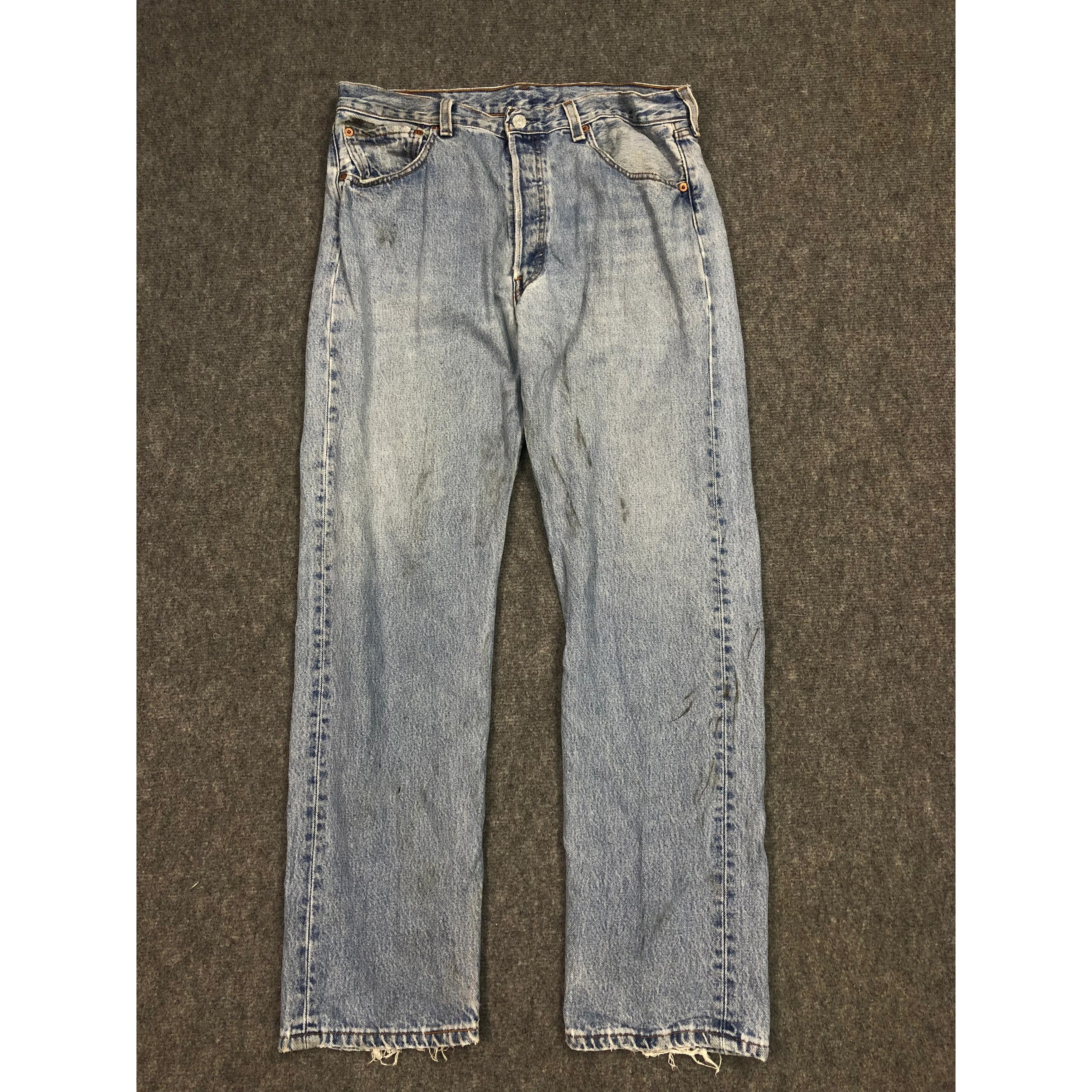 Levi's Vintage Levis 501 Faded Lightwash Jeans Pant DP0107 Size US 34 / EU 50 - 1 Thumbnail