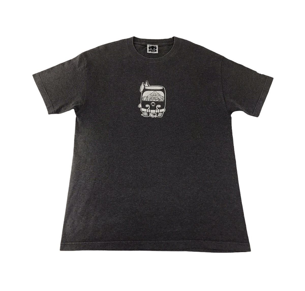 Vintage 90s Path Ape Driving Keep On Pushing Skateboard Tee Size US L / EU 52-54 / 3 - 2 Thumbnail