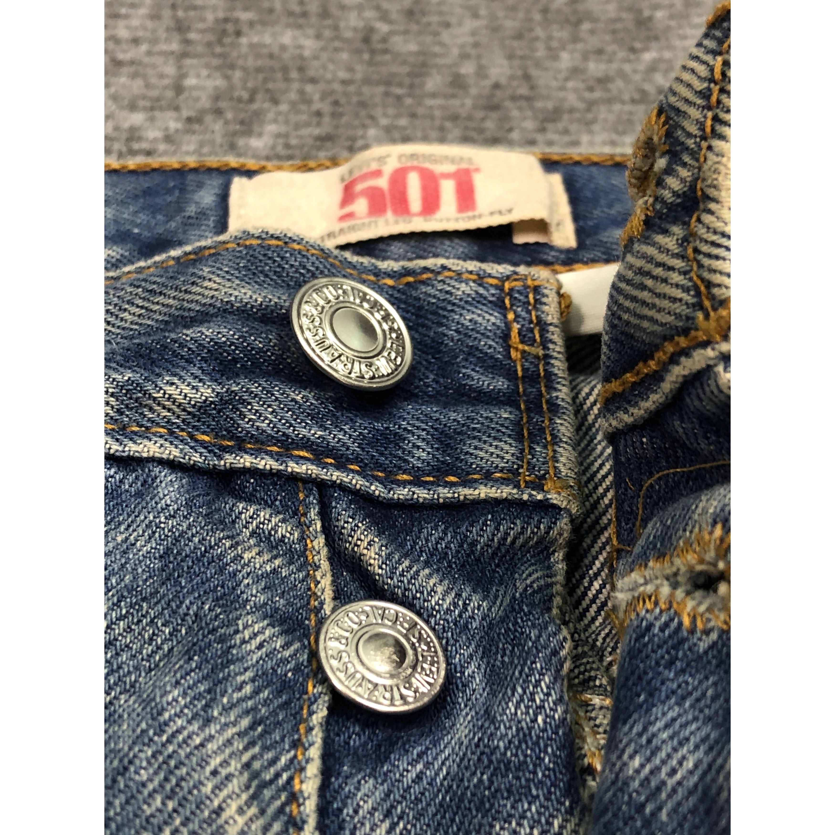 Levi's Vintage Levis 501 Faded Lightwash Jeans DP0101 Size US 34 / EU 50 - 7 Thumbnail