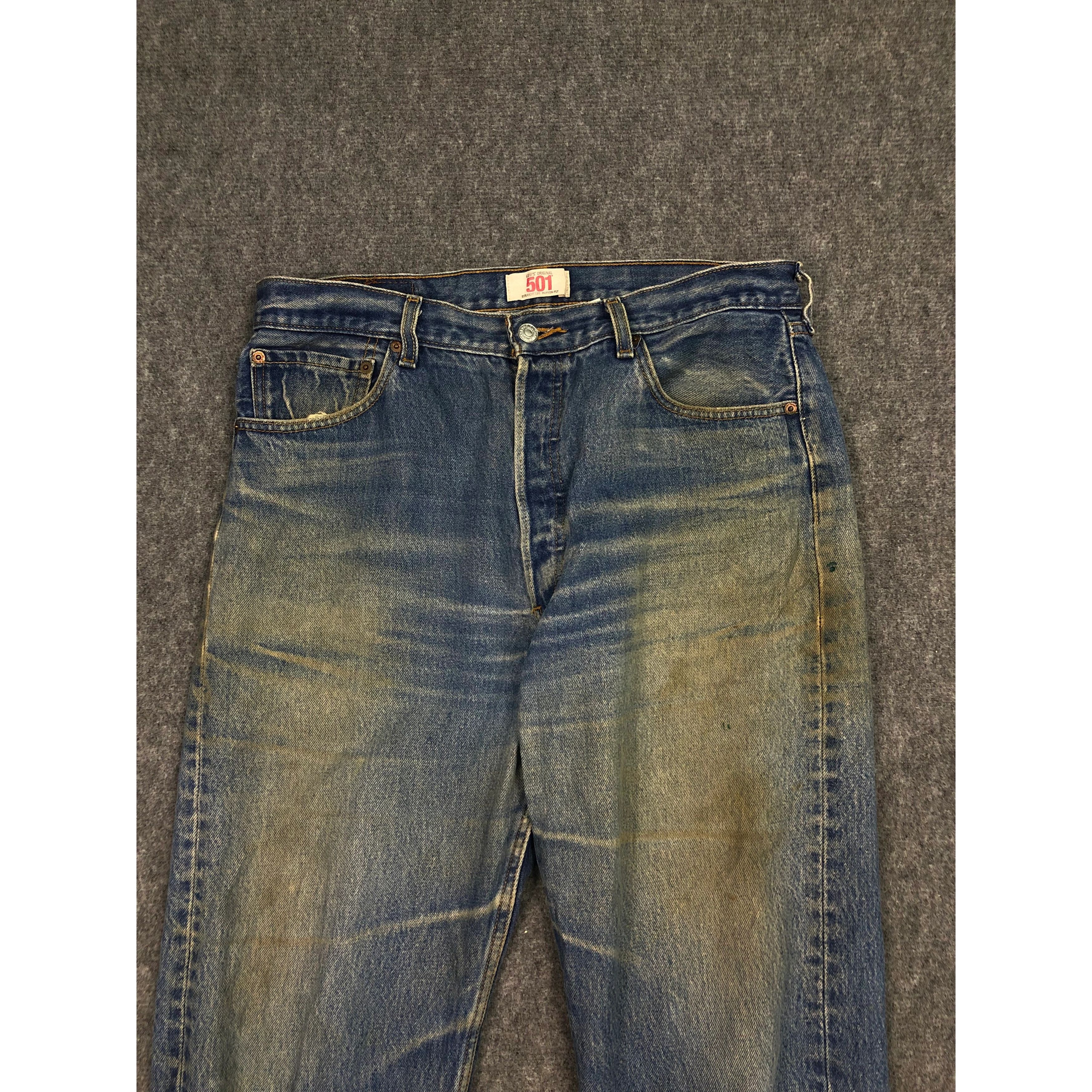 Levi's Vintage Levis 501 Faded Lightwash Jeans DP0101 Size US 34 / EU 50 - 3 Thumbnail