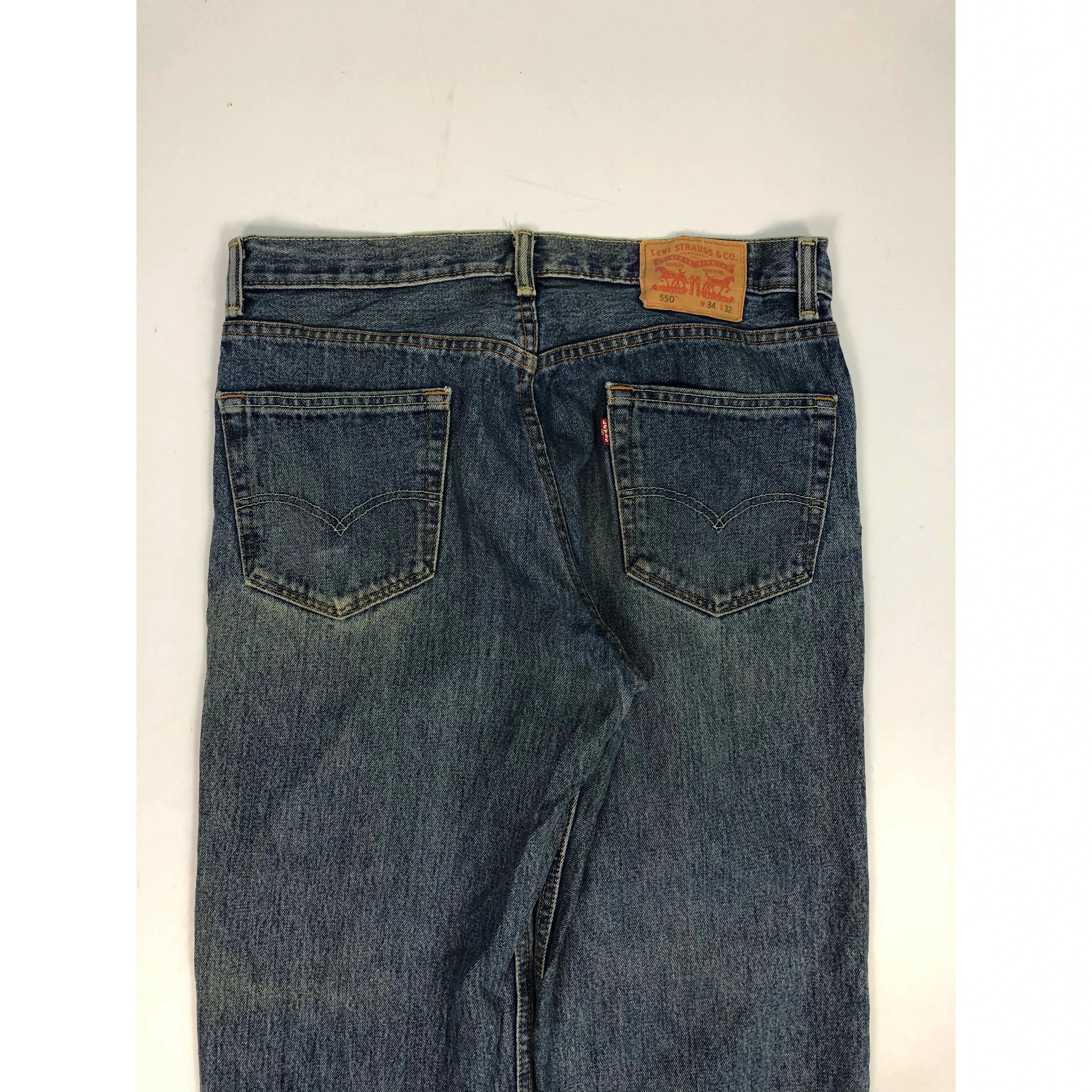 Levi's × Vintage Vintage 90s Levis 550 Denim Pants DP0056 Size US 34 / EU 50 - 4 Thumbnail