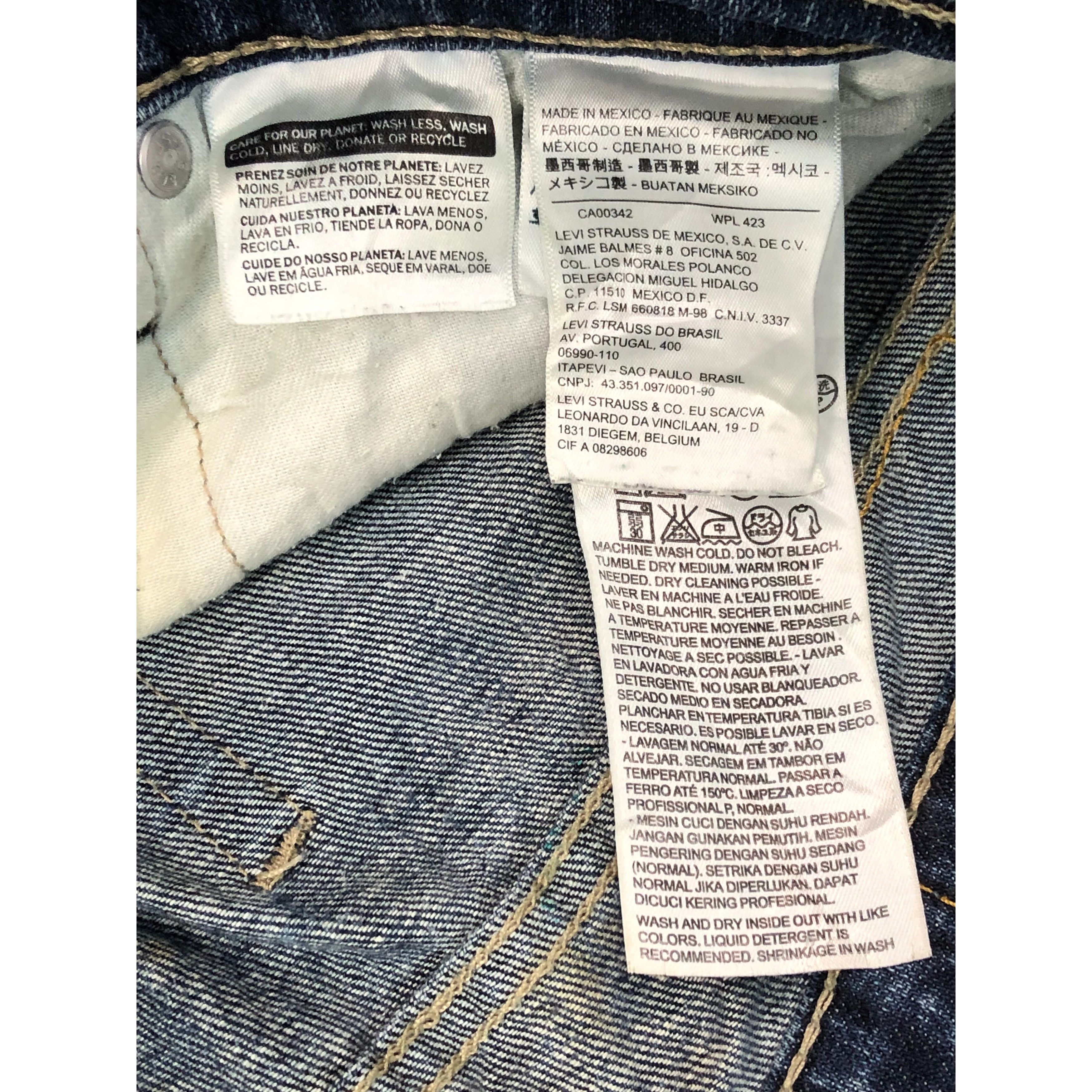 Levi's × Vintage Vintage Levis Blue Jeans DP0466 Size US 34 / EU 50 - 8 Thumbnail