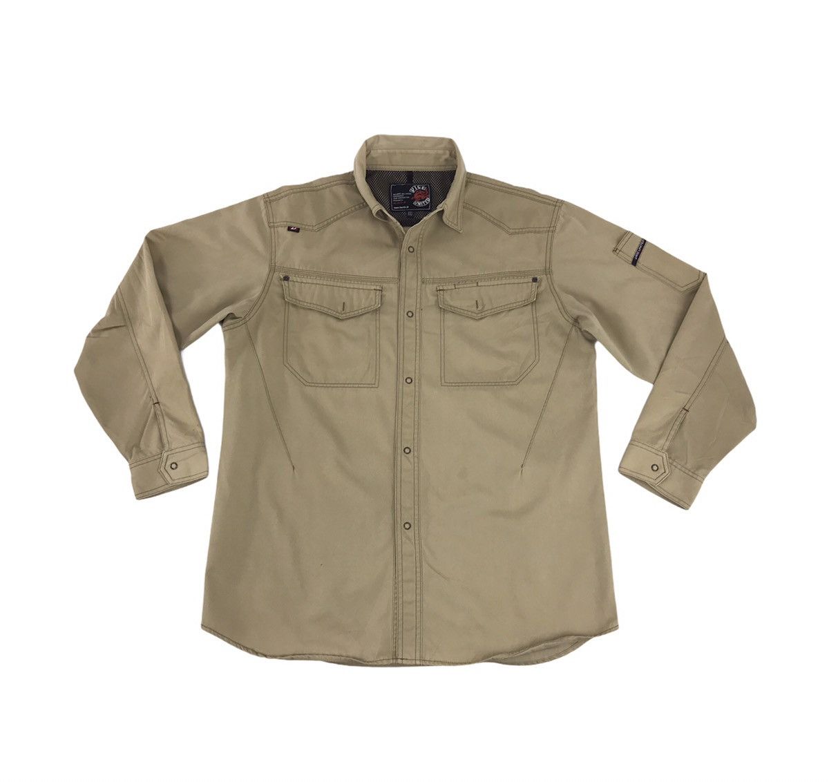 Japanese Brand Vintage Burtle Vice United Work Wear Shirt Streetwear Hype Size US XL / EU 56 / 4 - 1 Thumbnail