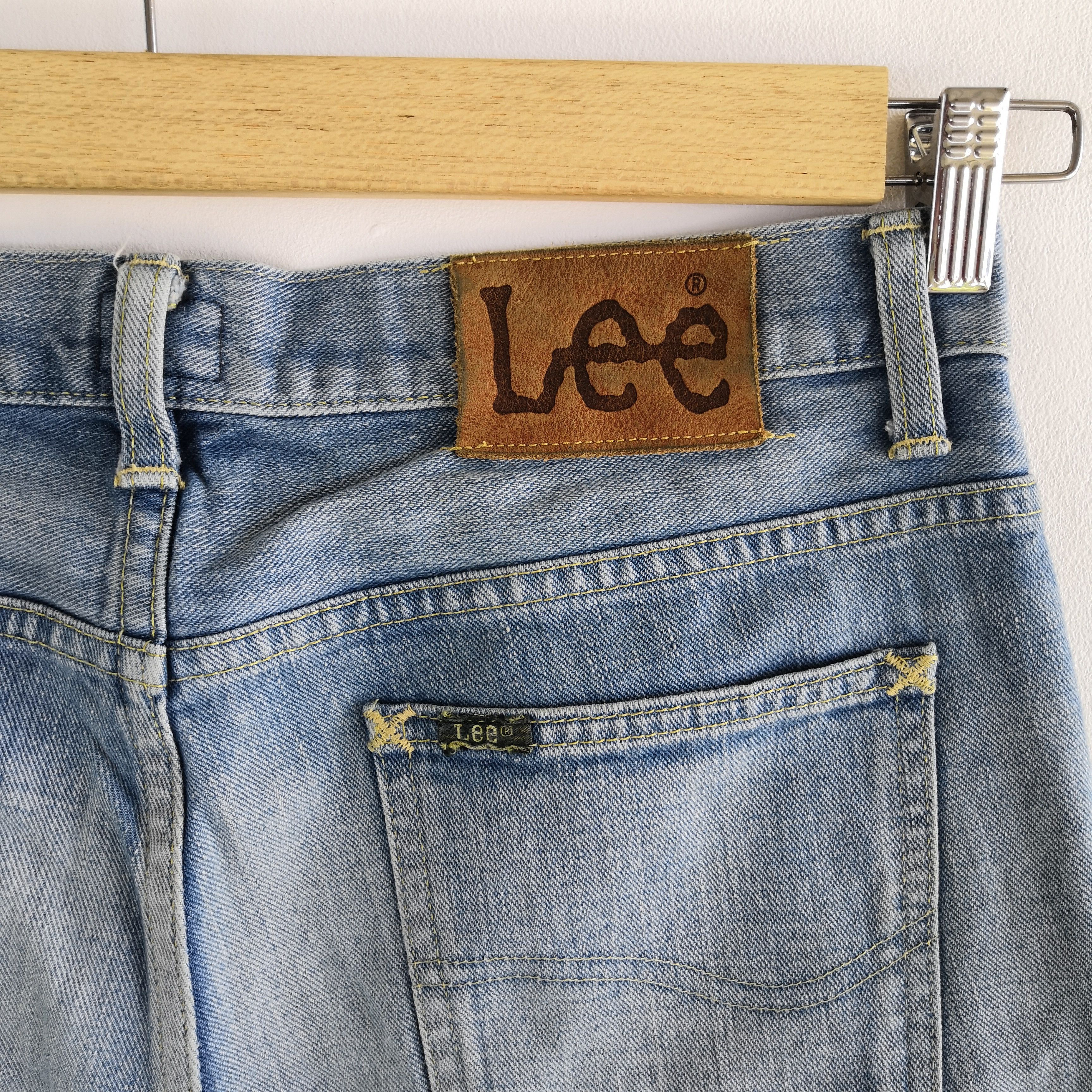 Lee Vintage Lee Sun Faded Denim Light Wash Lee Jeans Pants Size US 32 / EU 48 - 7 Thumbnail