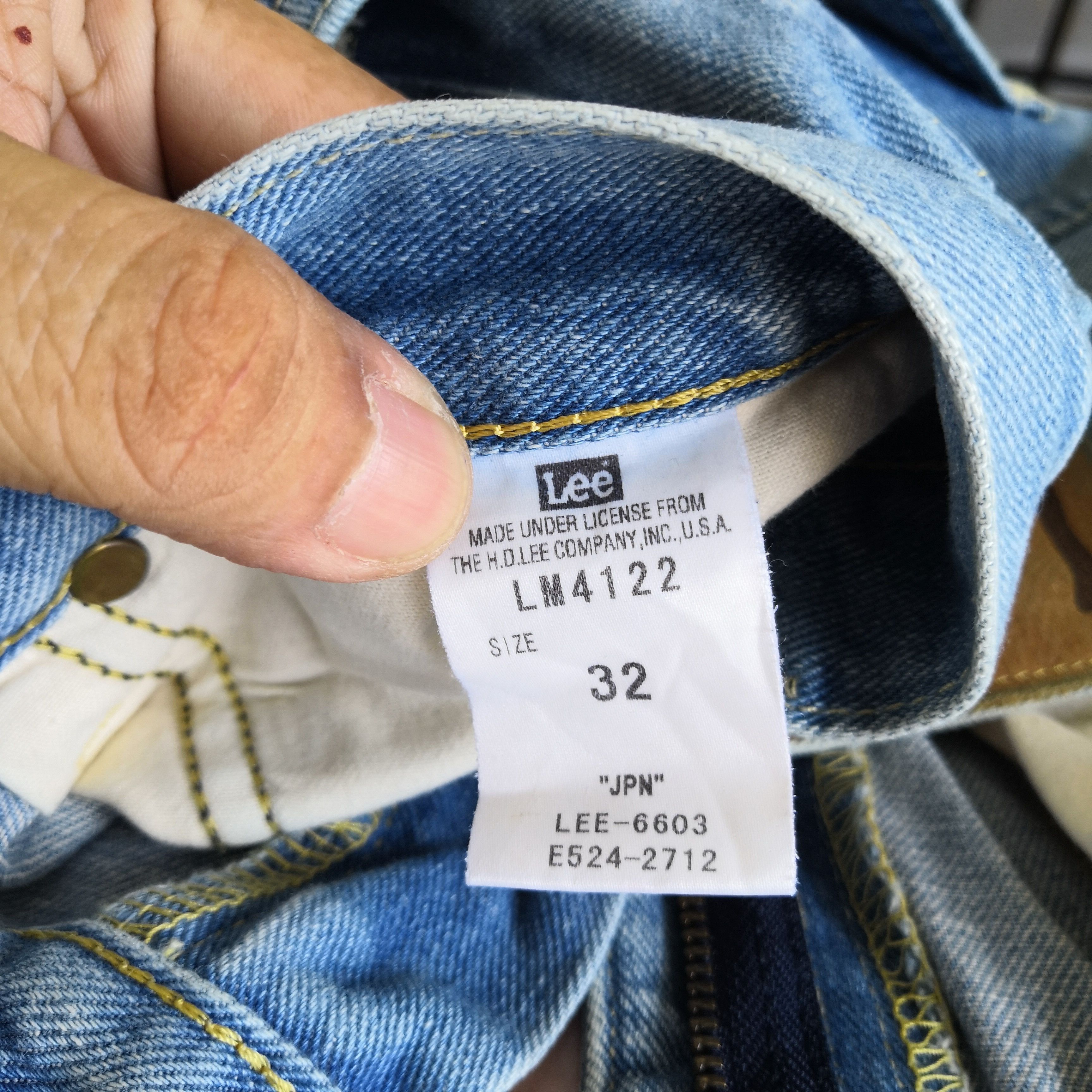 Lee Vintage Lee Sun Faded Denim Light Wash Lee Jeans Pants Size US 32 / EU 48 - 10 Thumbnail