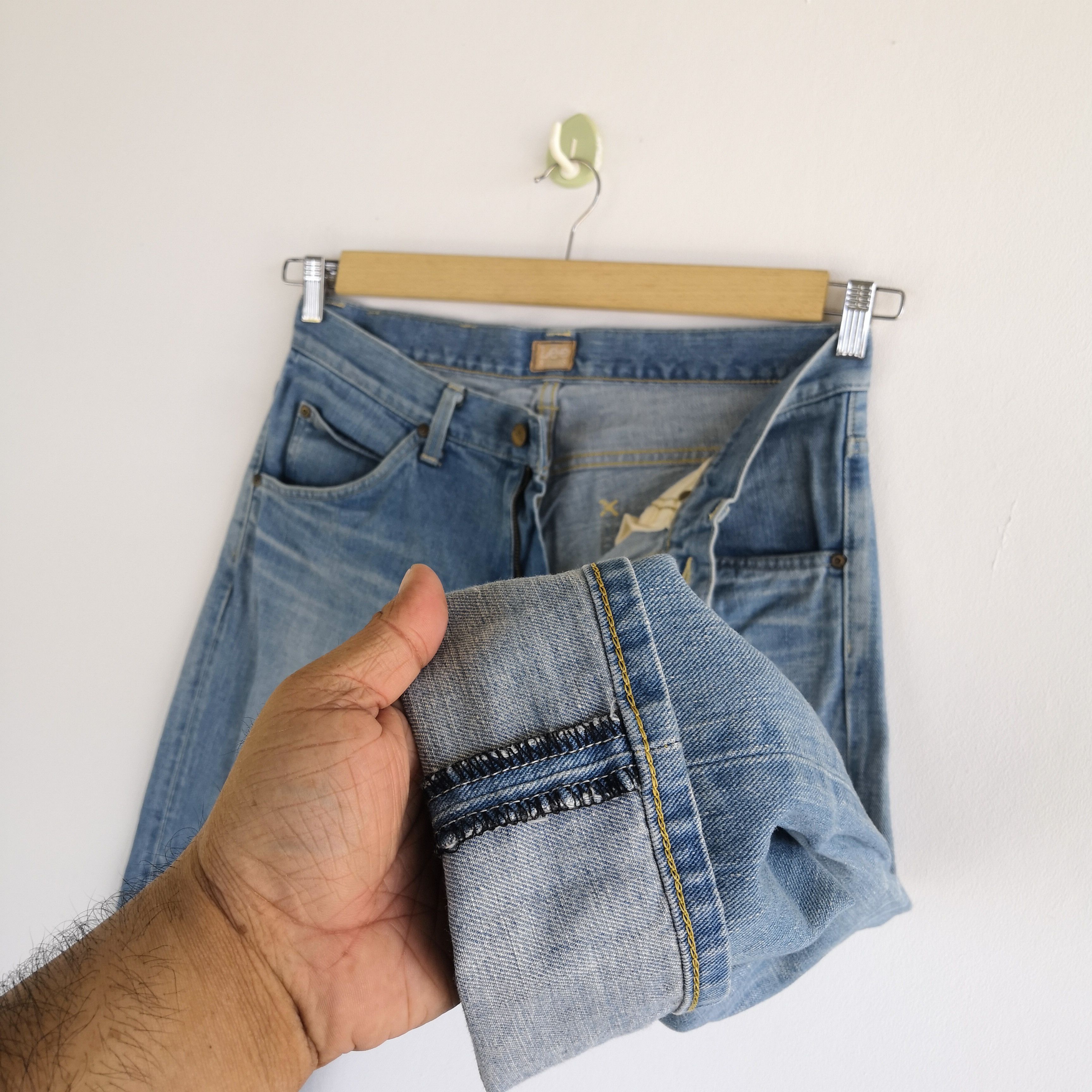 Lee Vintage Lee Sun Faded Denim Light Wash Lee Jeans Pants Size US 32 / EU 48 - 9 Thumbnail
