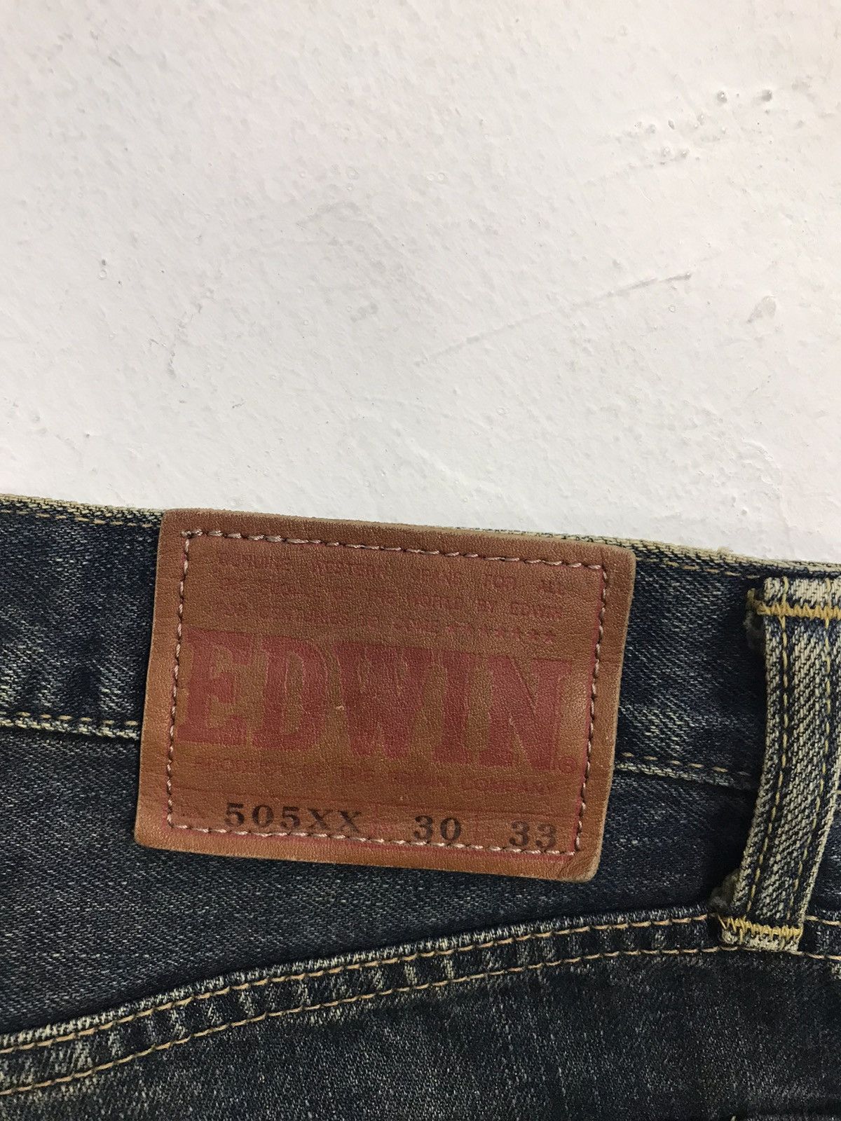 Edwin × Japanese Brand Vintage Edwin Selvedge Distressed Denim Design Size US 29 - 16 Thumbnail