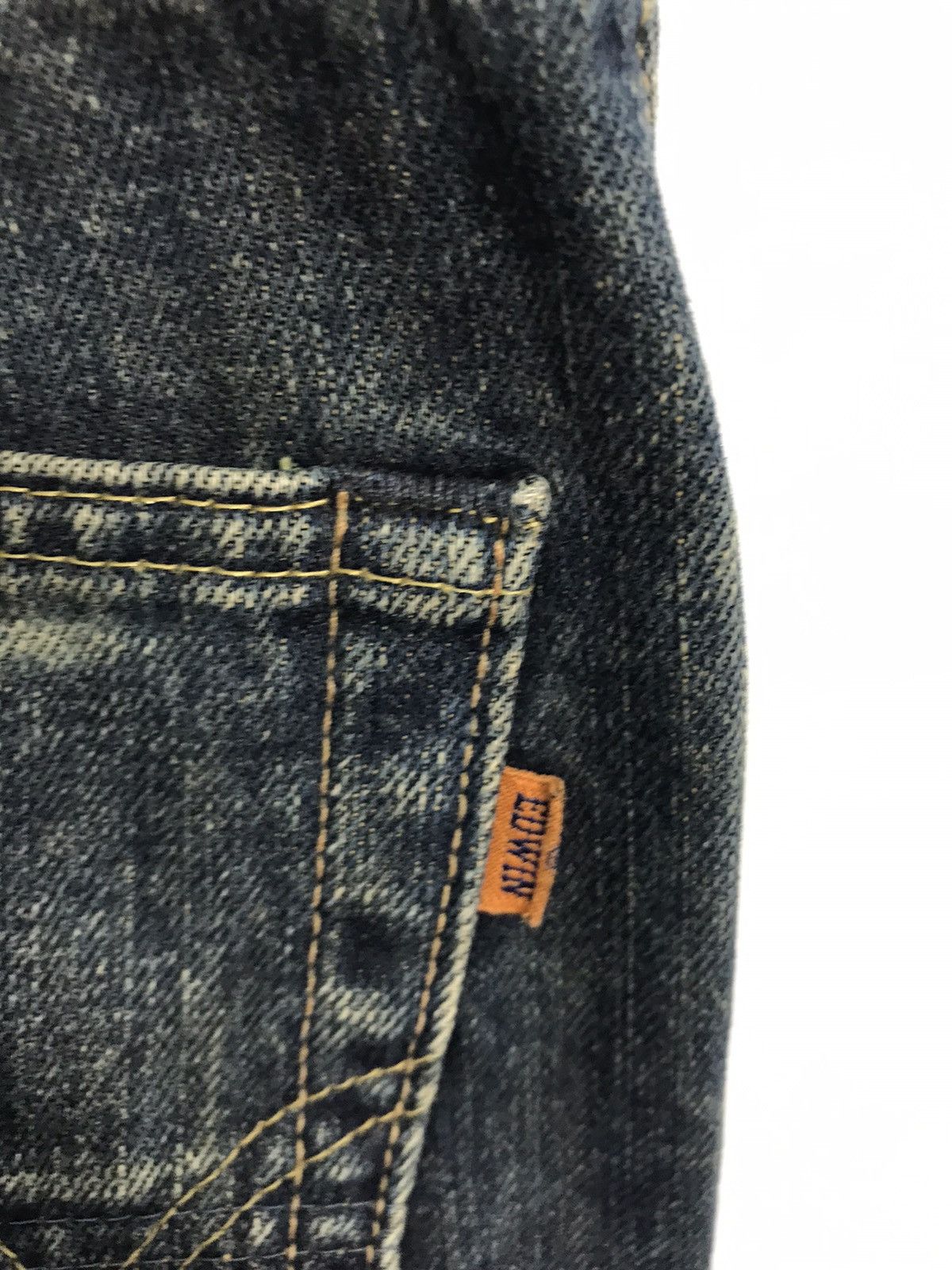 Edwin × Japanese Brand Vintage Edwin Selvedge Distressed Denim Design Size US 29 - 17 Thumbnail