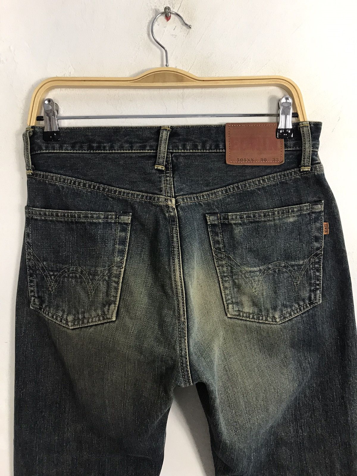 Edwin × Japanese Brand Vintage Edwin Selvedge Distressed Denim Design Size US 29 - 13 Thumbnail