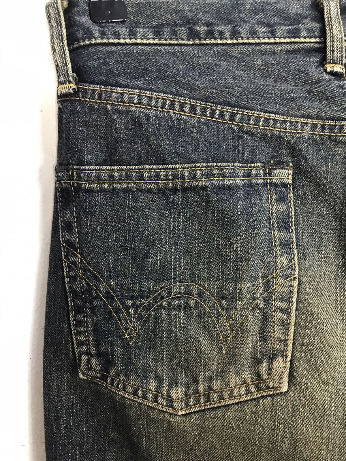 Edwin × Japanese Brand Vintage Edwin Selvedge Distressed Denim Design Size US 29 - 15 Thumbnail