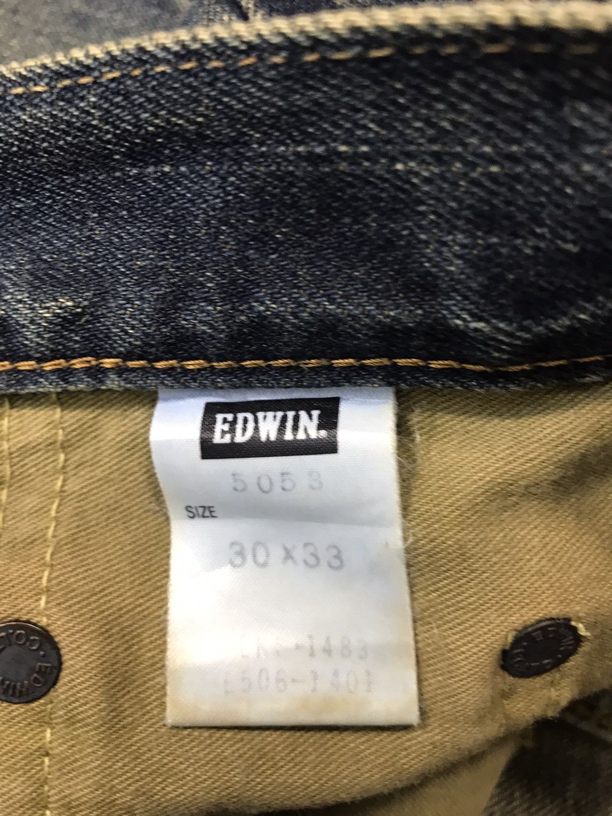 Edwin × Japanese Brand Vintage Edwin Selvedge Distressed Denim Design Size US 29 - 18 Thumbnail