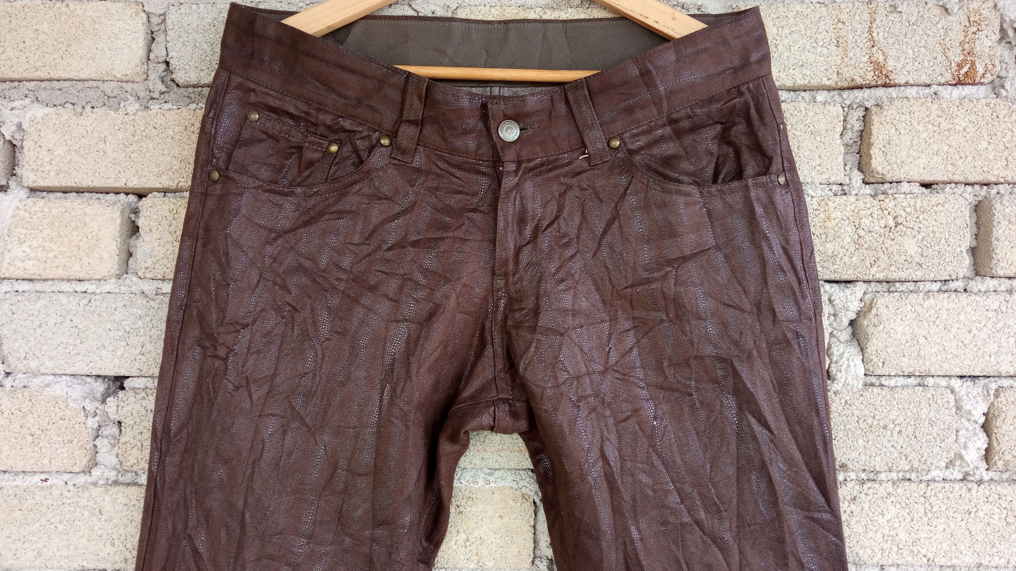 Japanese Brand × Tornado Mart × Vintage 🔥🔥Vtg Style Tornado Mart Buckle Back Boot Cut Baggy Pants Size US 33 - 6 Thumbnail