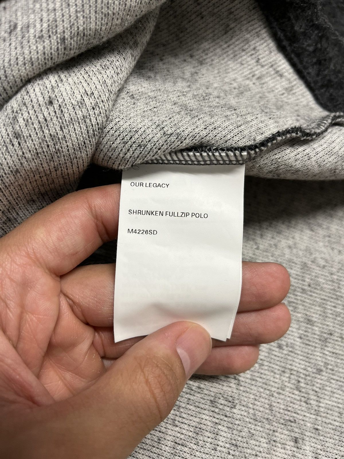 Our Legacy Shrunken Full Zip Polo Size US M / EU 48-50 / 2 - 8 Thumbnail