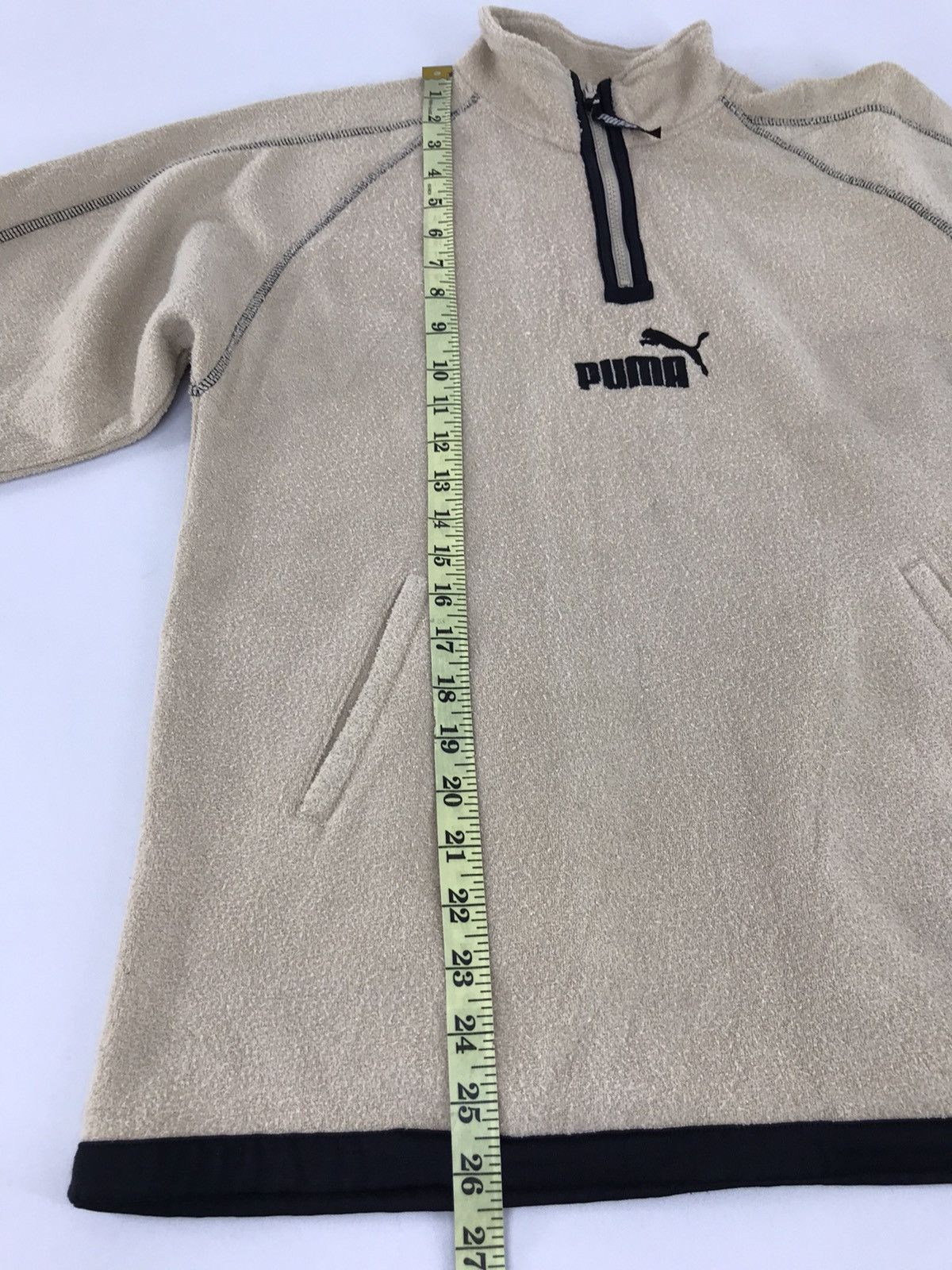 Puma × Vintage Vintage Puma Fleece Sweatshirt Half Zip Embroidery Logo M Size US M / EU 48-50 / 2 - 7 Thumbnail