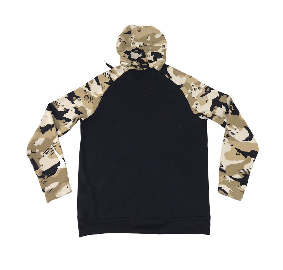 Vtg Nike Dri-fit Brown Camo Style Zipper Hoodies Fashion