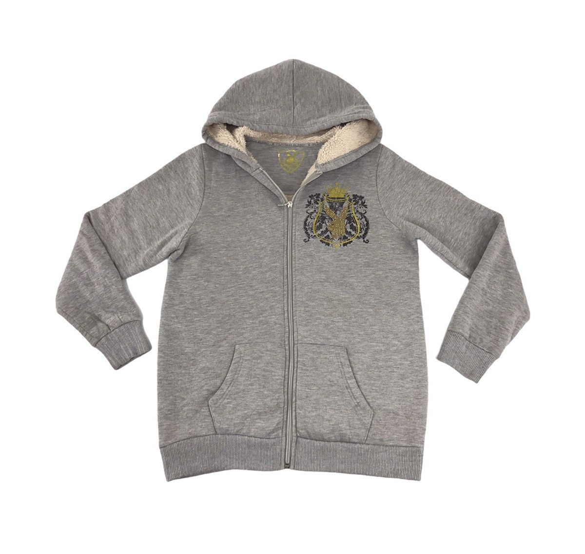 Playboy × Vintage Vintage Playboy Bunny Logo Sherpa inner Hoodies Sweatshirt Size US M / EU 48-50 / 2 - 2 Thumbnail