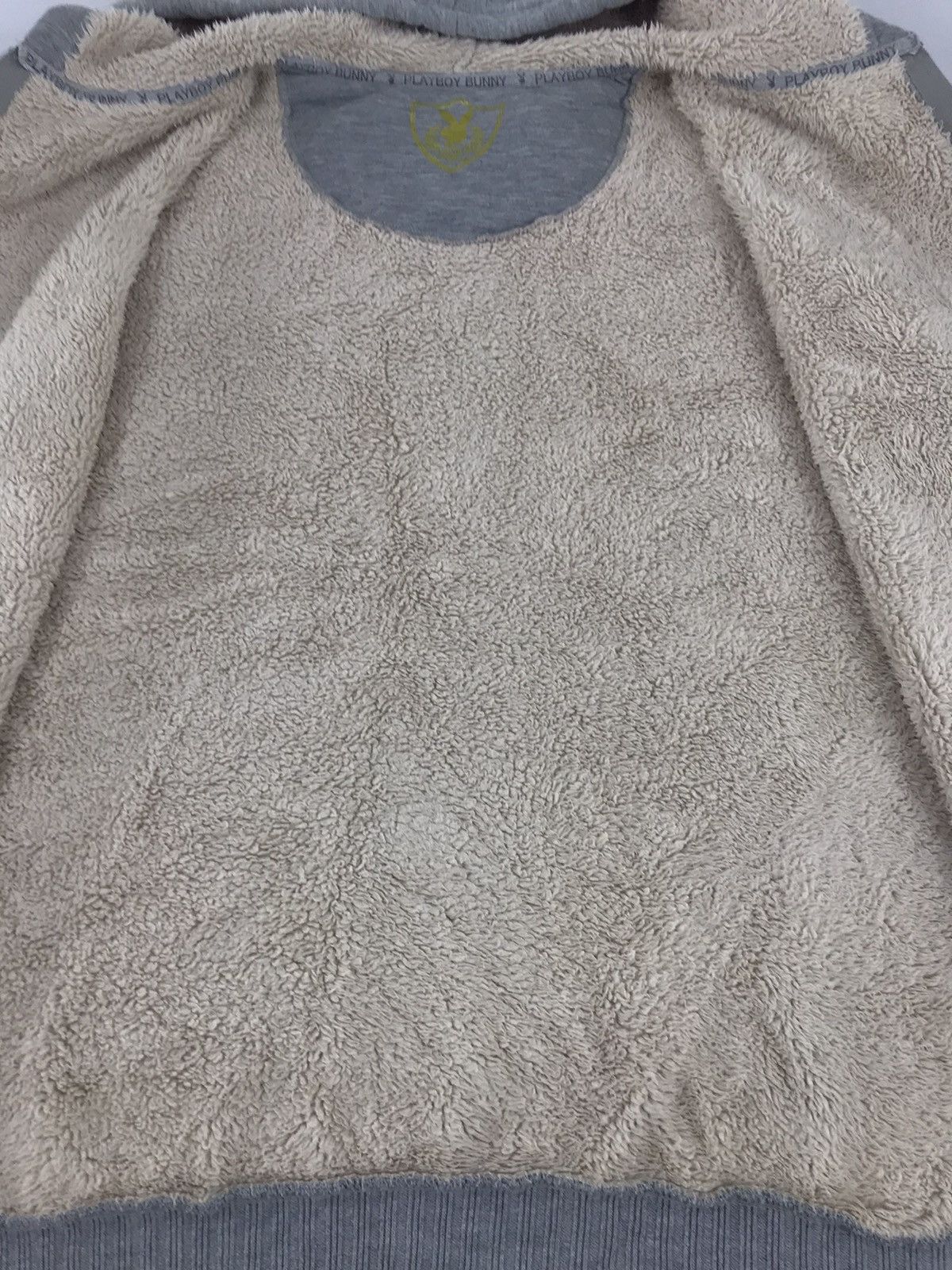 Playboy × Vintage Vintage Playboy Bunny Logo Sherpa inner Hoodies Sweatshirt Size US M / EU 48-50 / 2 - 4 Thumbnail