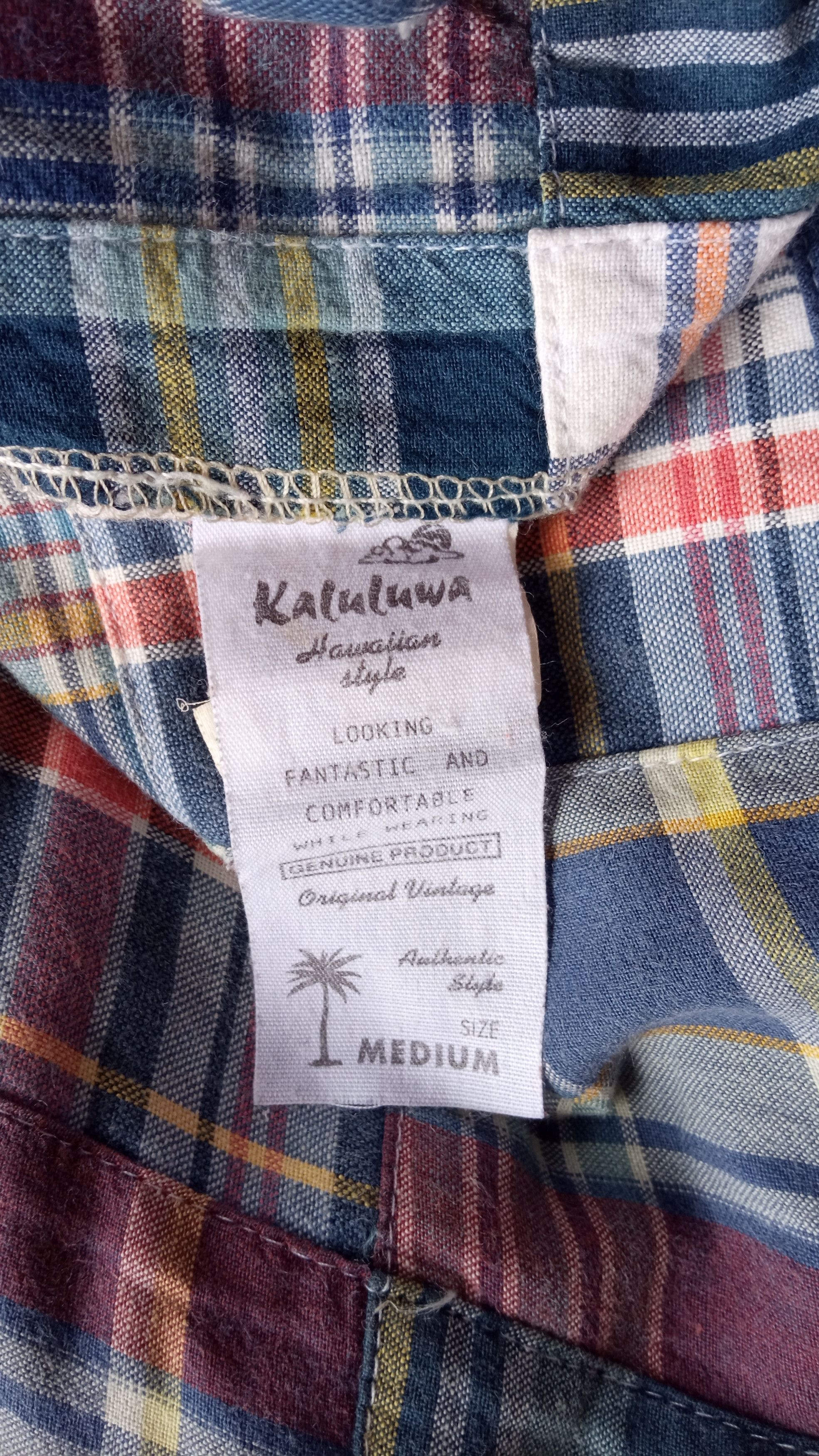 Japanese Brand 🔥🔥Kaluluwa Multicolor Patchwork Short Pants Size US 34 / EU 50 - 17 Thumbnail