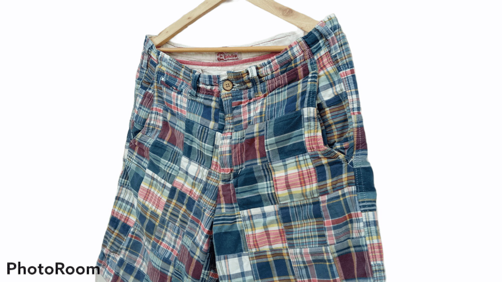 Japanese Brand 🔥🔥Kaluluwa Multicolor Patchwork Short Pants Size US 34 / EU 50 - 9 Thumbnail